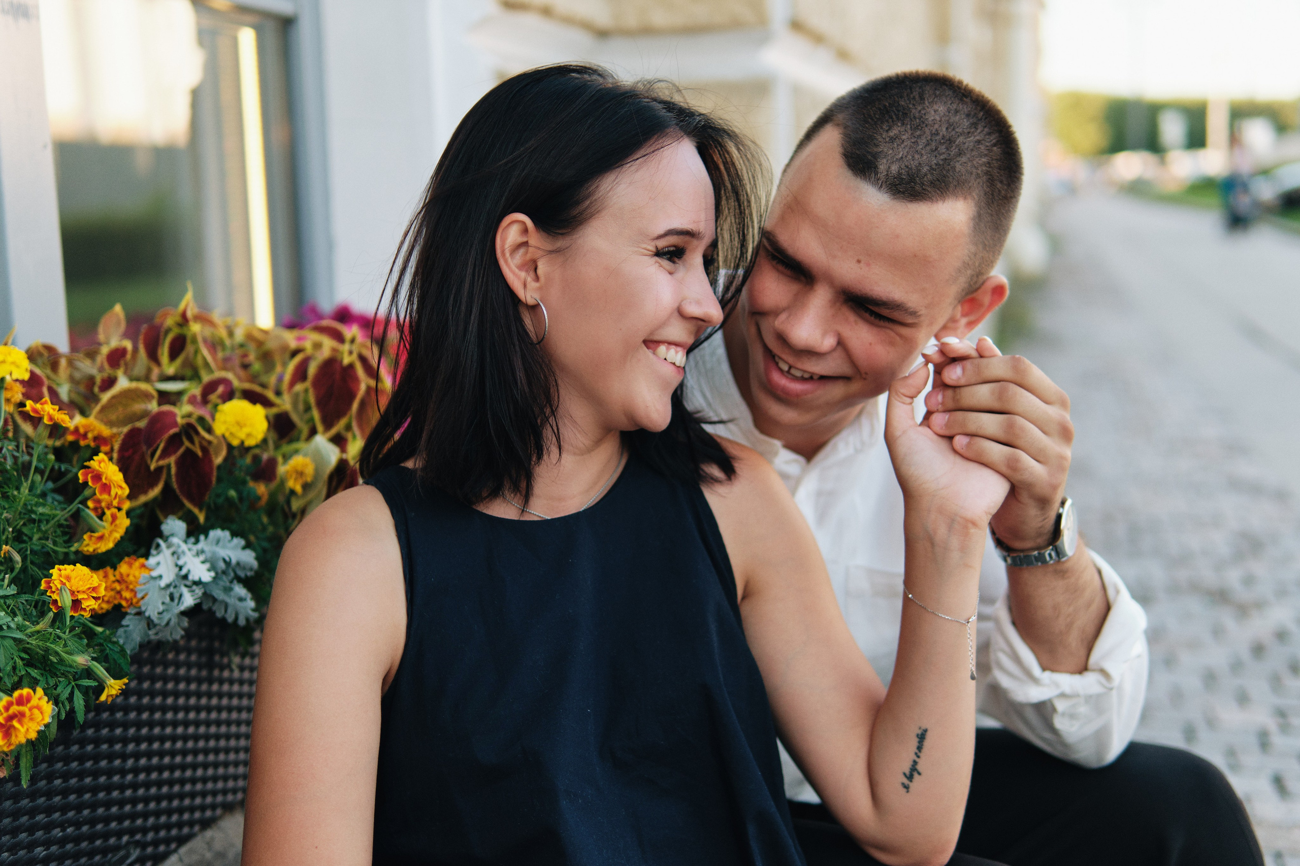 Lovestory фотосессия в Питере на улице