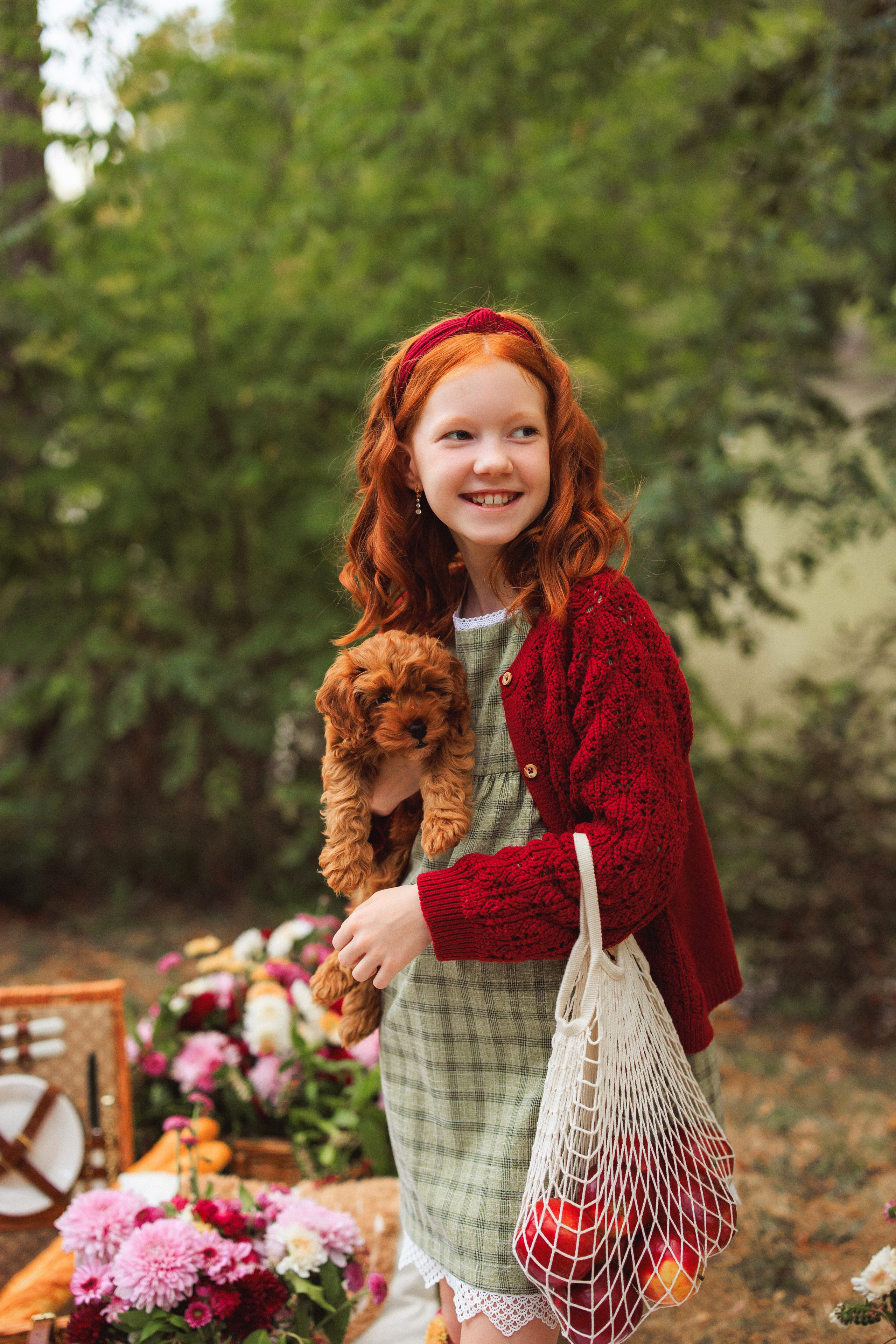 Фотосессия «Пикник», Хризантемы и Яблоки. Семейный и детский фотограф в Краснодаре Анна Трашкова