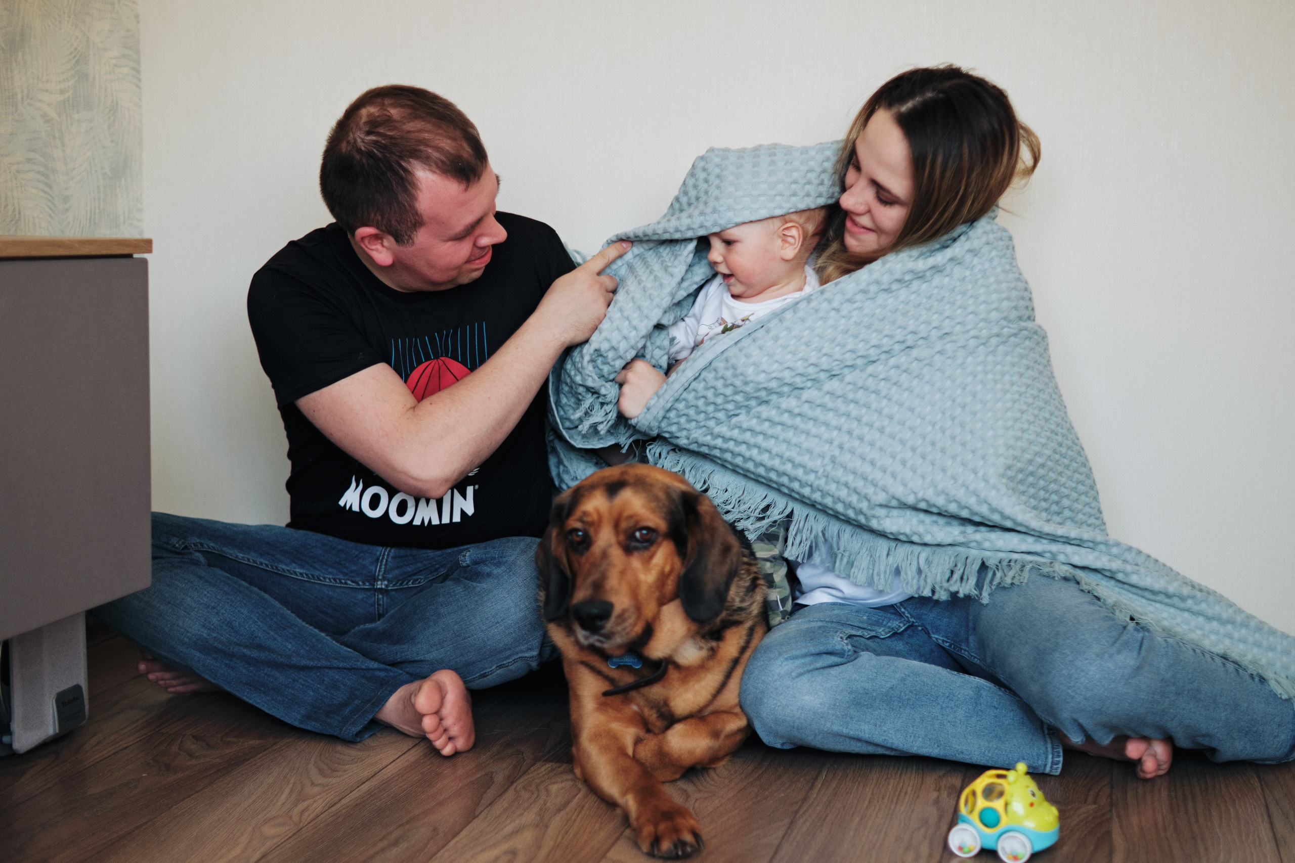 Семейная фотосессия дома в Санкт-Петербурге