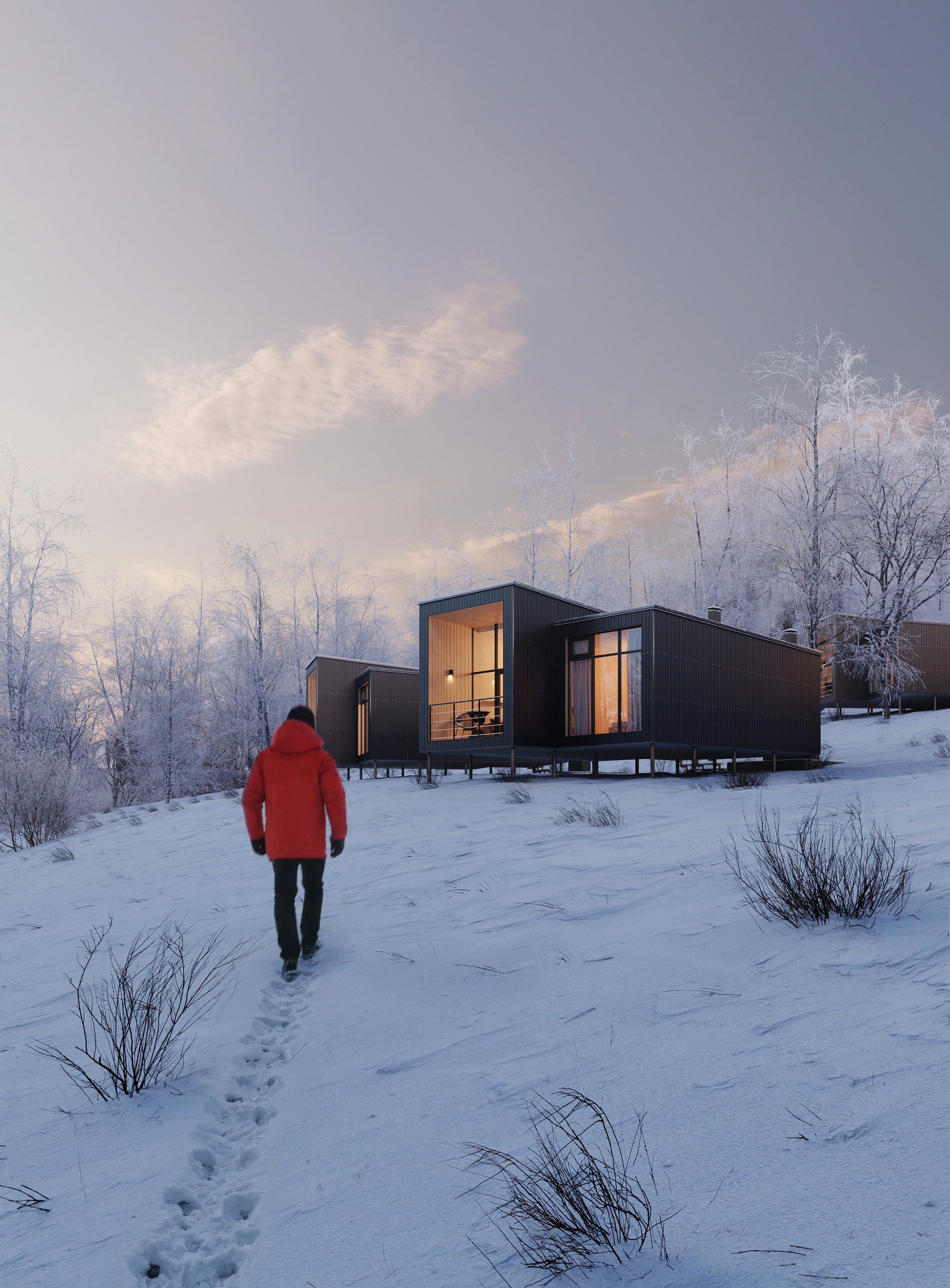 Gora glamping. 3D визуализация для архитекторов и дизайнеров интерьера. Помогаем легко и быстро согласовывать ваши проекты!