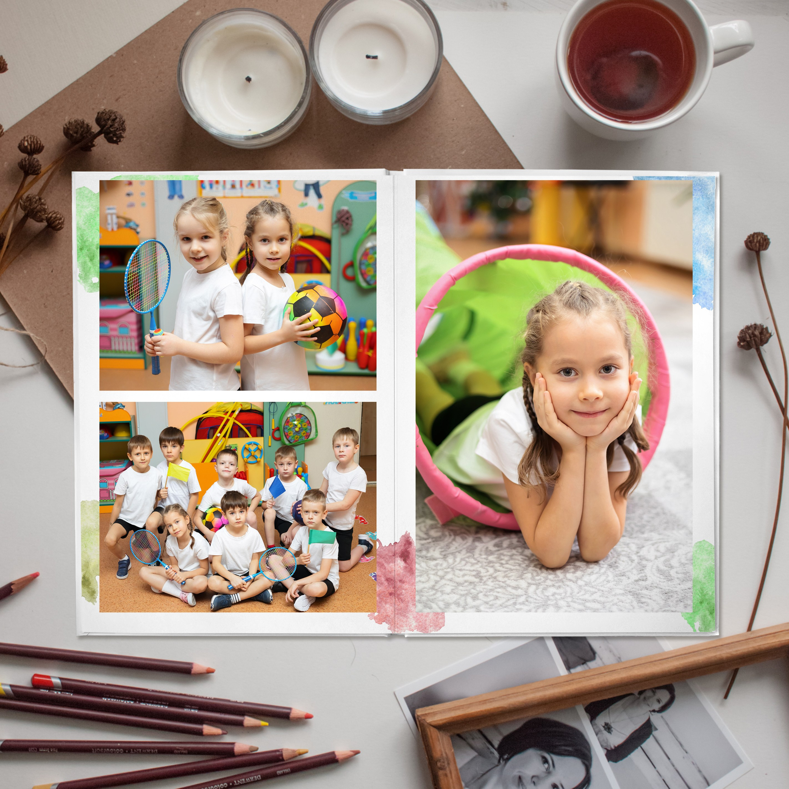 Примеры альбомов в Детский сад. Фотограф г. Москва Олеся Пантелеева