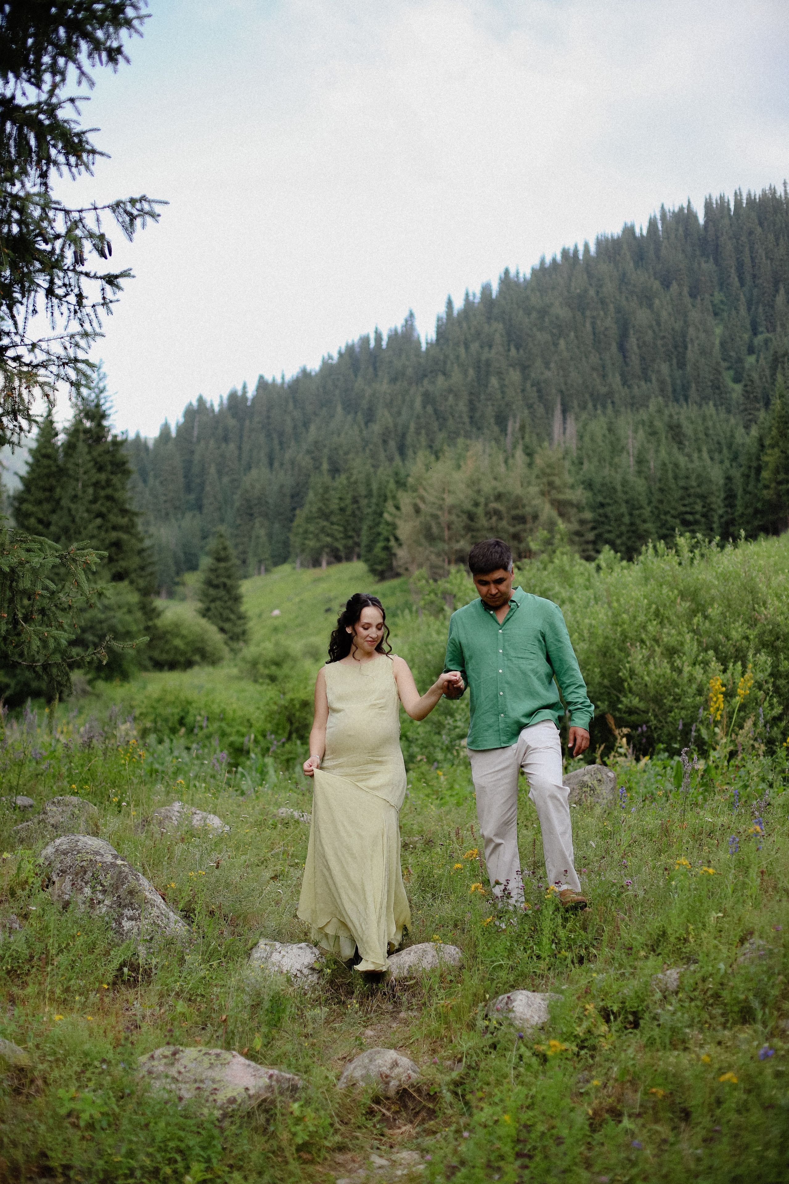 В горах. Фотограф в Алматы и Москве Даша Пушкина