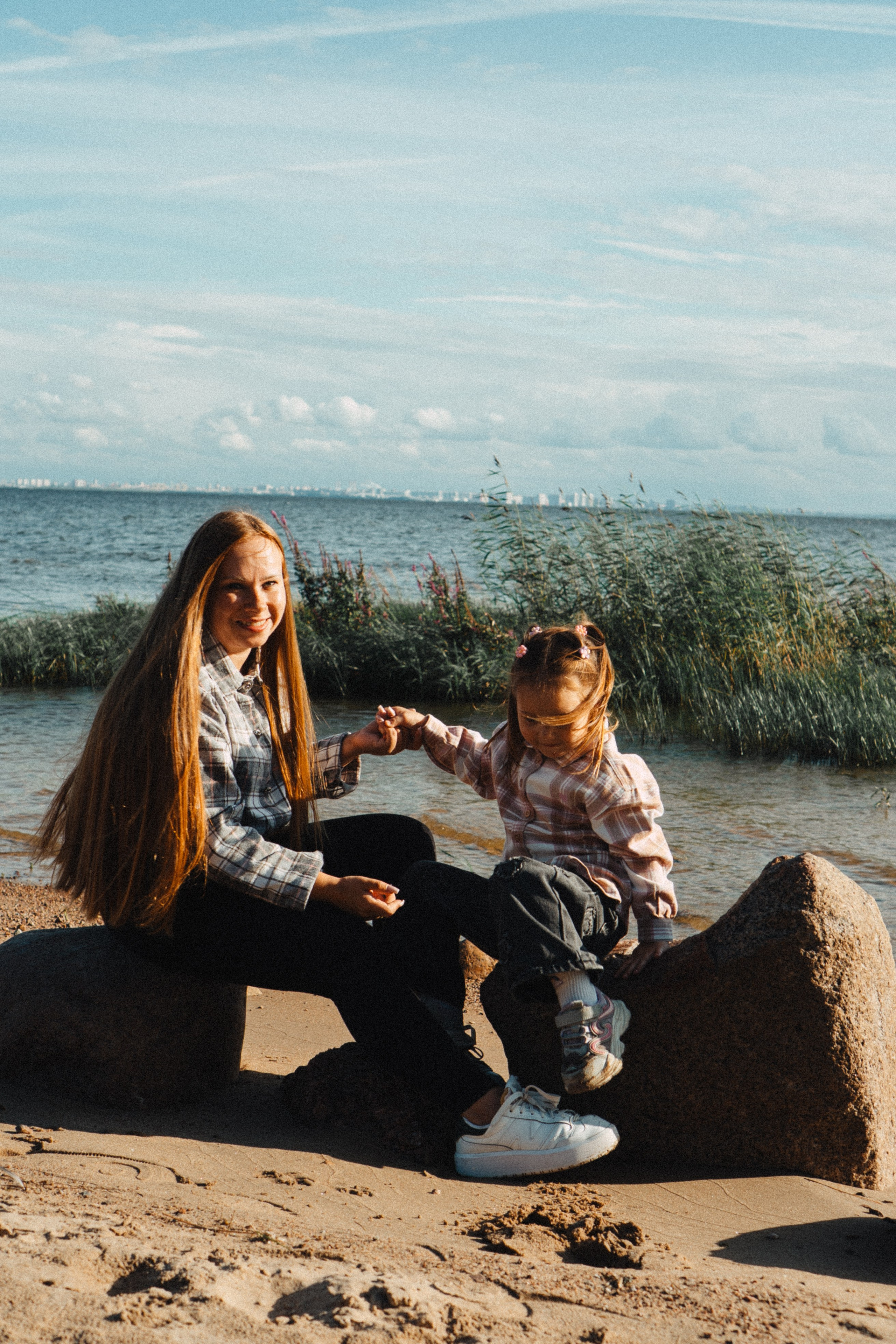 МАМА И ДОЧКА НА ФИНСКОМ ЗАЛИВЕ. Профессиональный фотограф, Санкт-Петербург — Виктория Богомолова