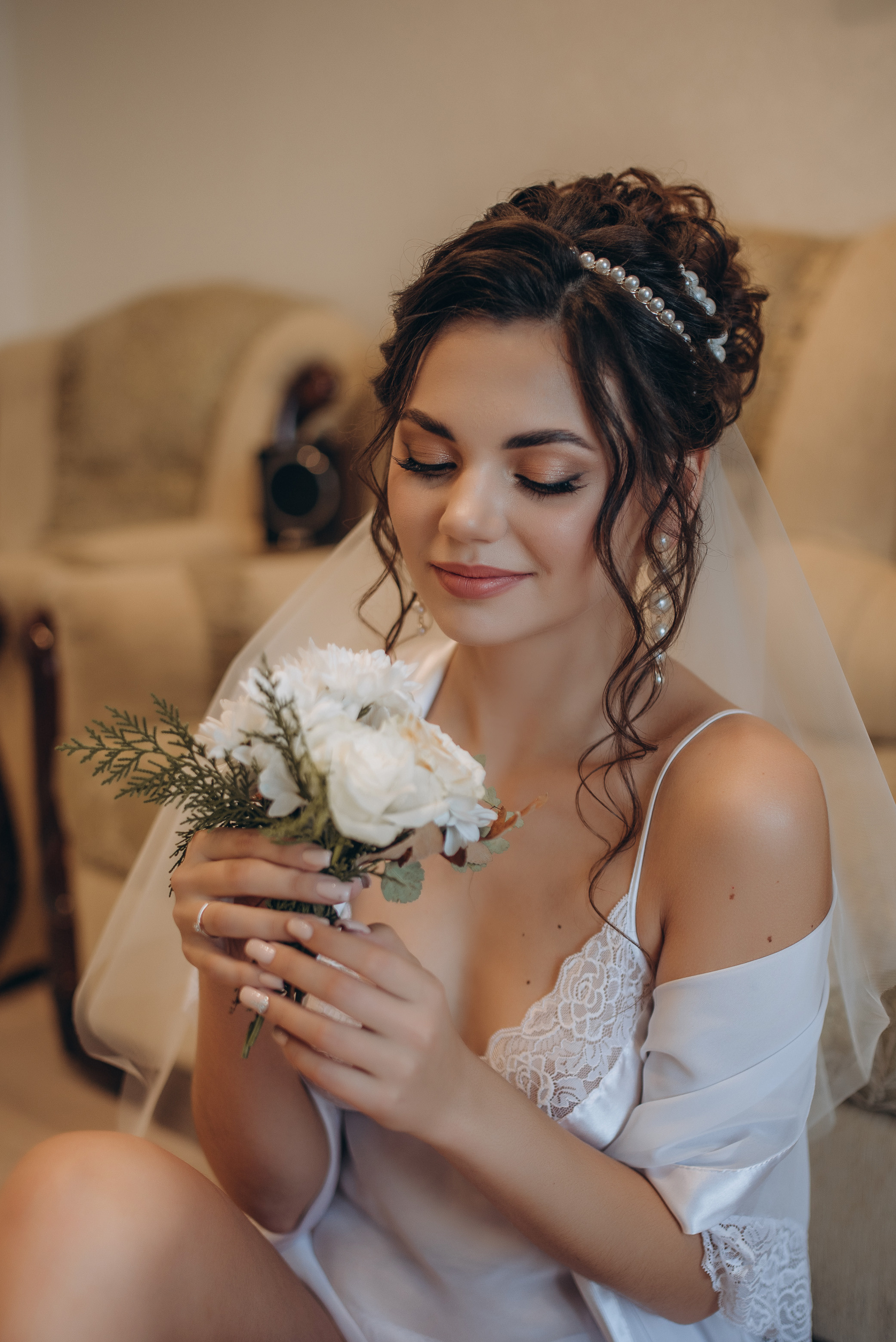 Свадебное утро Ангелины и Михаила. Фотограф и визажист в Волжском и Волгограде Ирина Автандилян