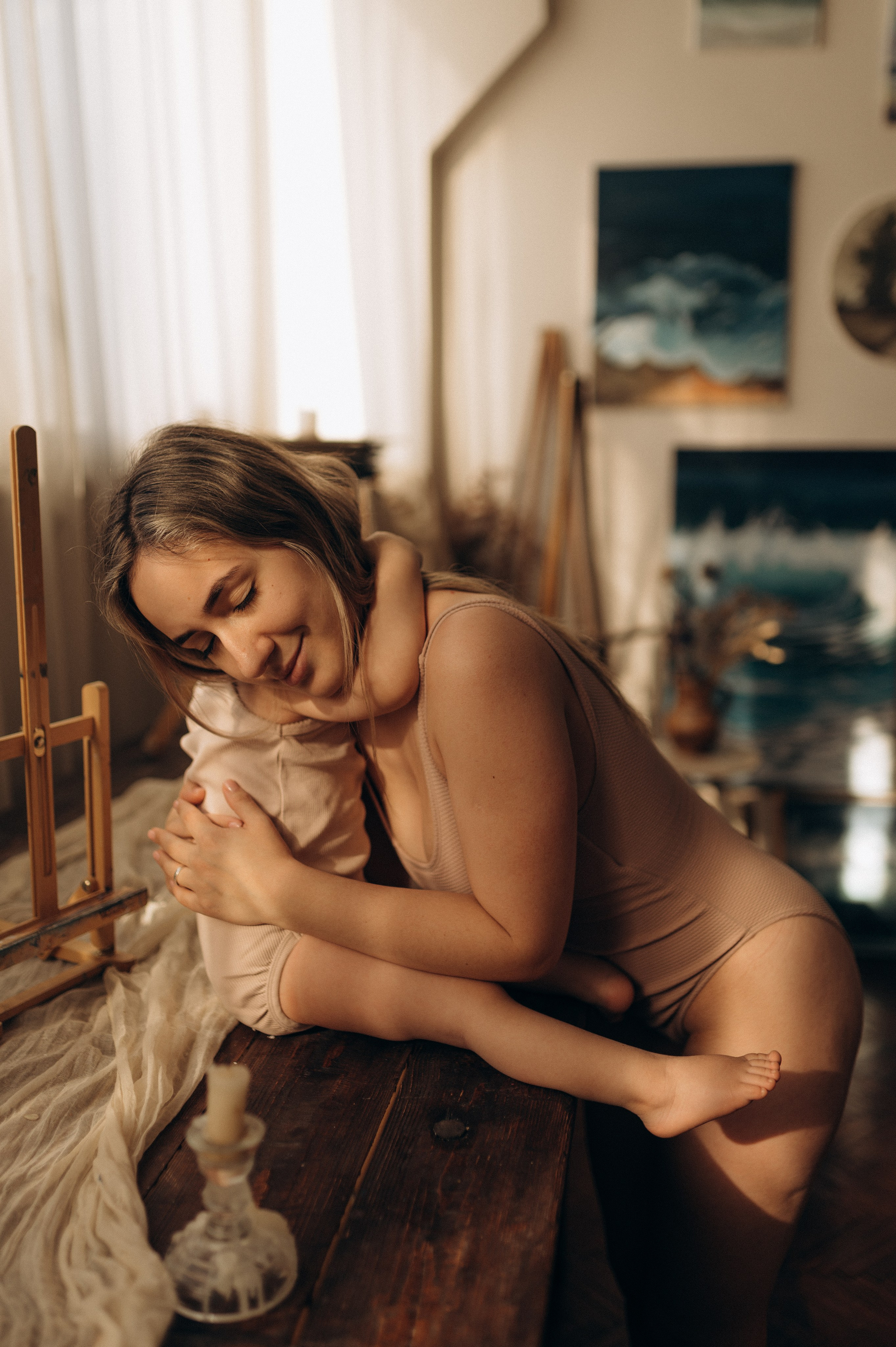 С мамой. Семейный фотограф Нагорнова Виктория