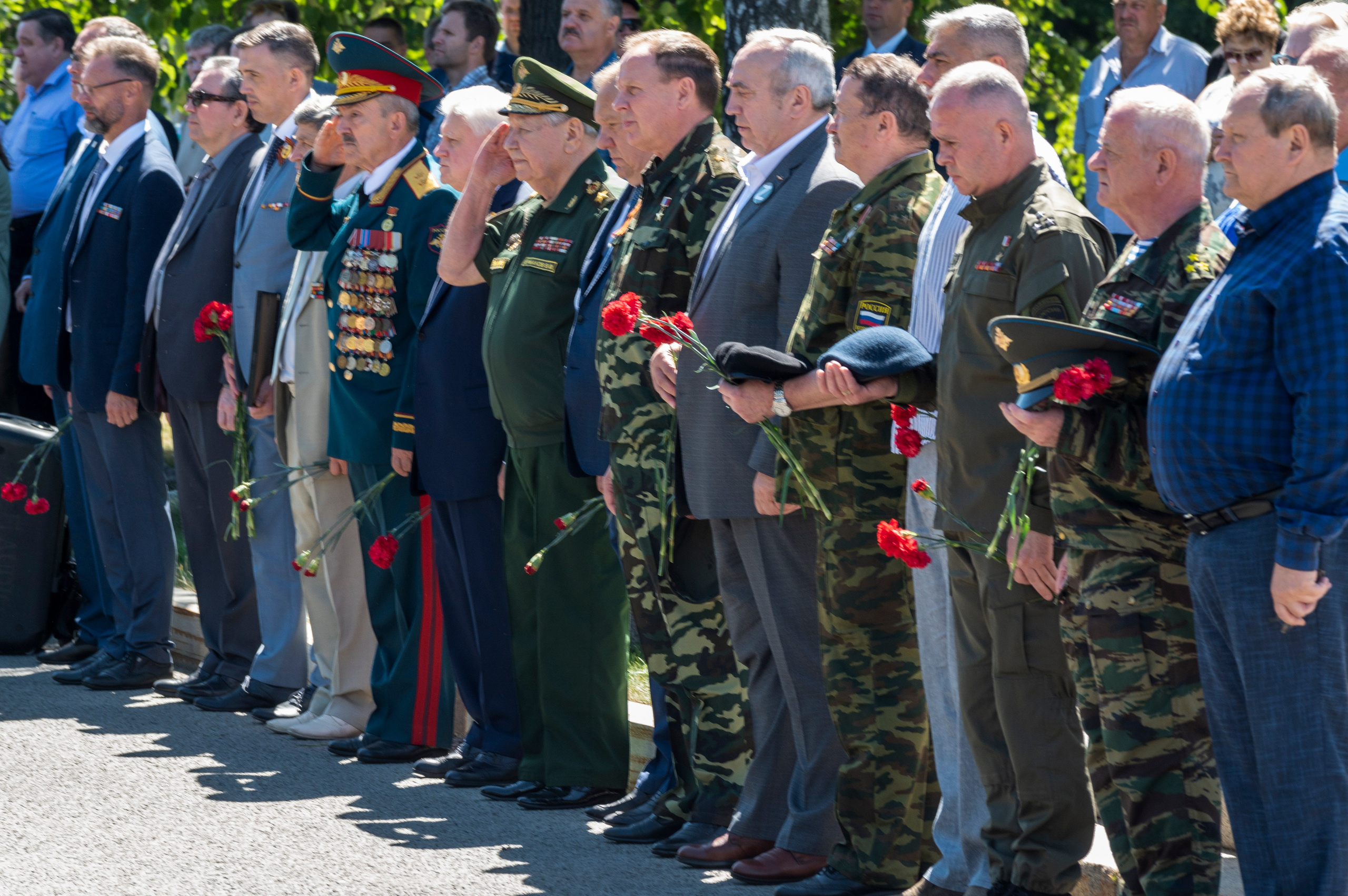 День ветеранов боевых действий 2022. Фотограф Роман Адлер