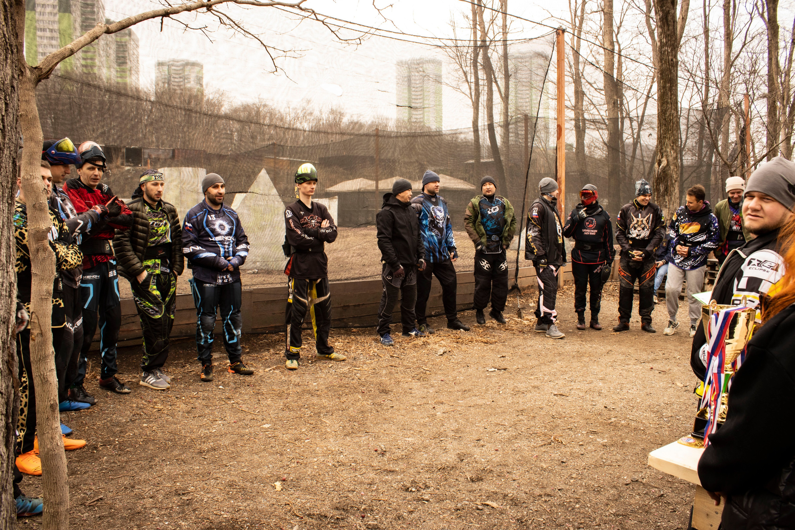 Турнир на кубок Федерации пейнтбола 6 апреля 2024 г. Фотограф г. Владивосток