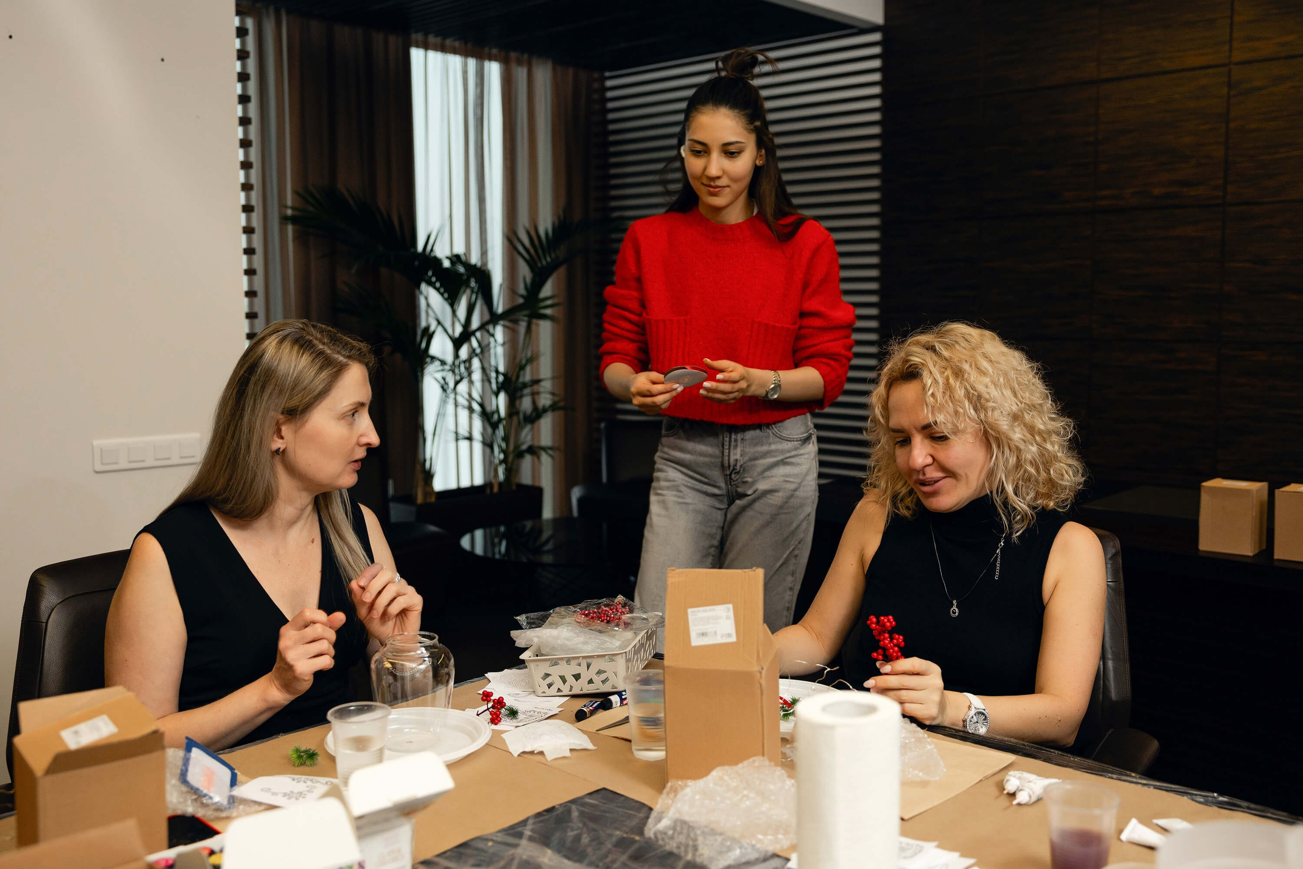 Газпром нефть. Новогодние мероприятия в офисе