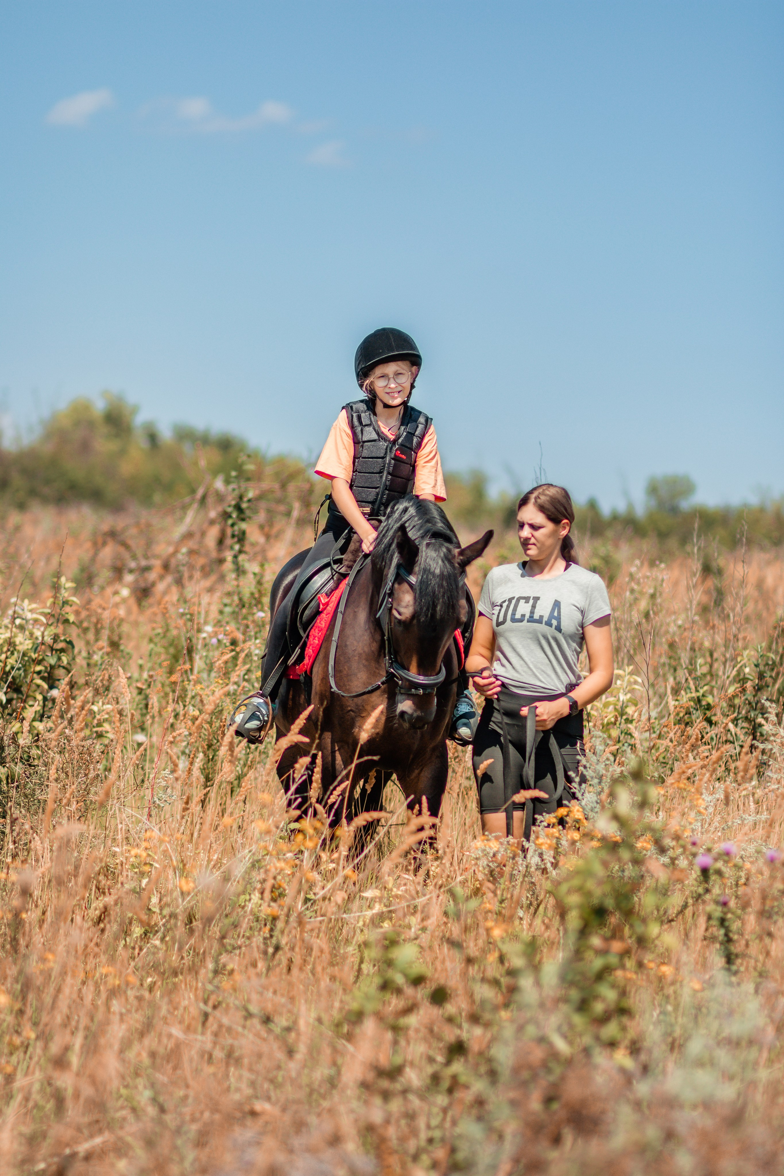 Выезды в поля на лошади