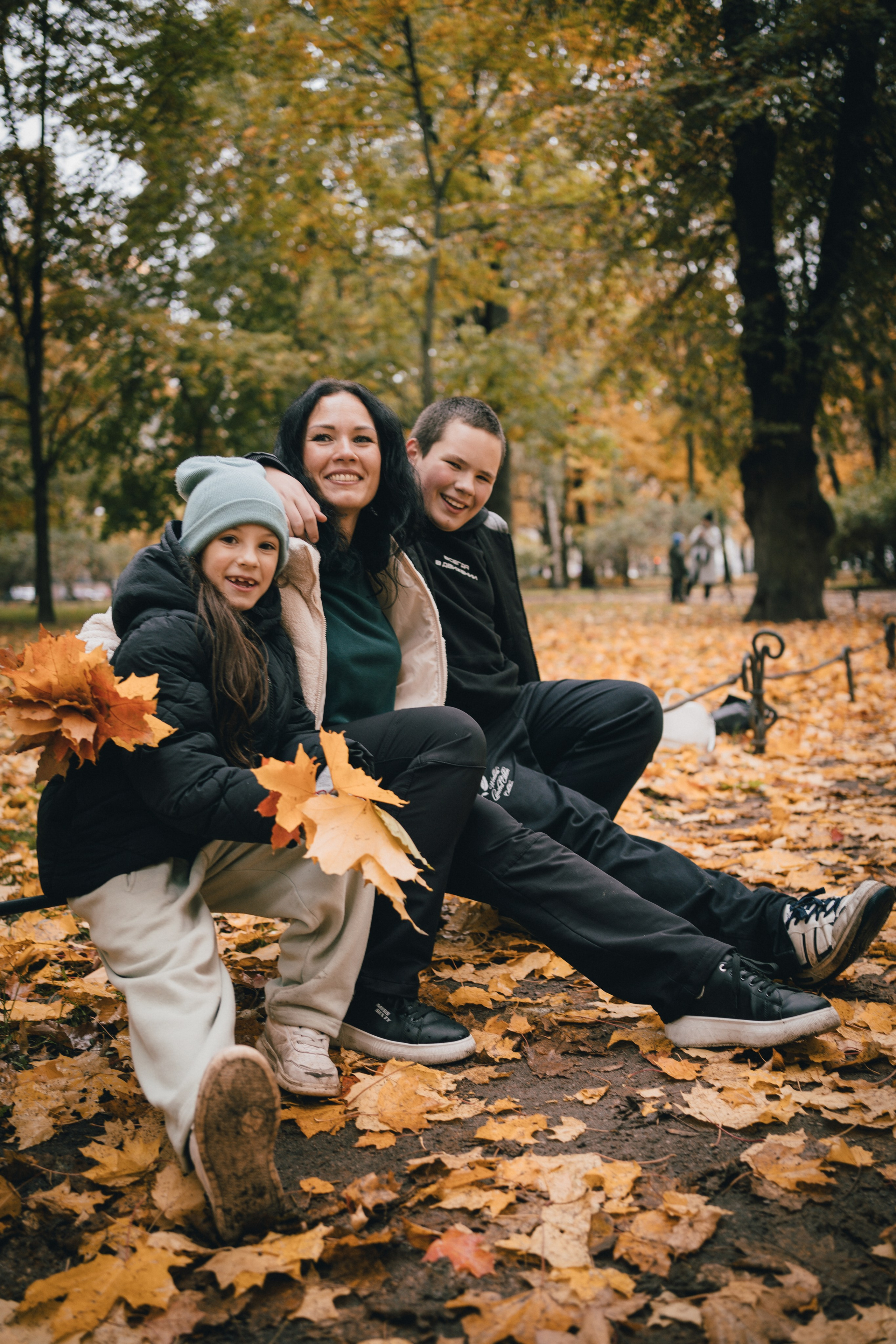 Мама, сын и дочка. Репортажный фотограф в Санкт-Петербурге. Фотограф на мероприятие в СПБ