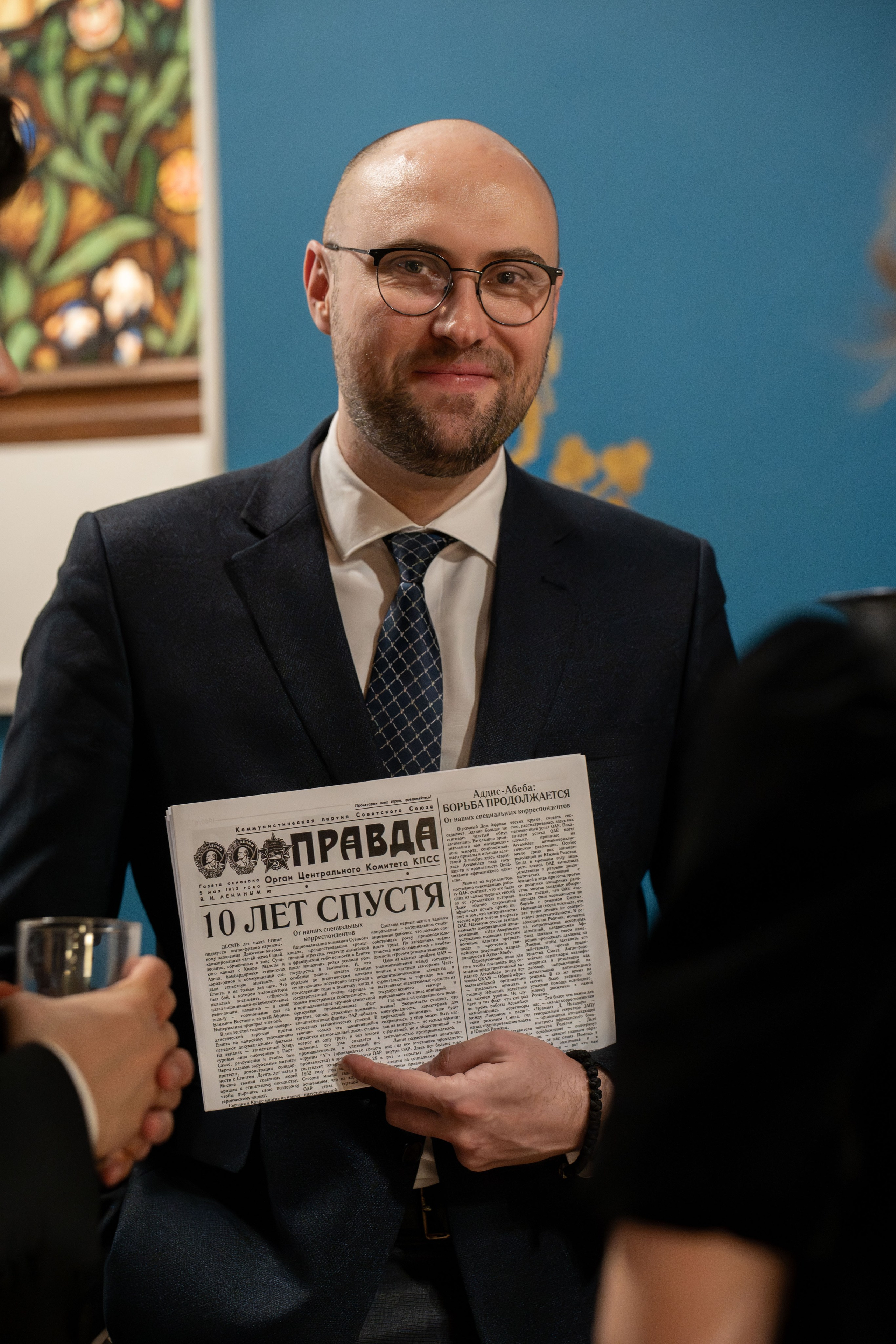 Торжественный прием в честь десятилетия Центра внешнеполитического сотрудничества имени Е. М. Примакова. Главная