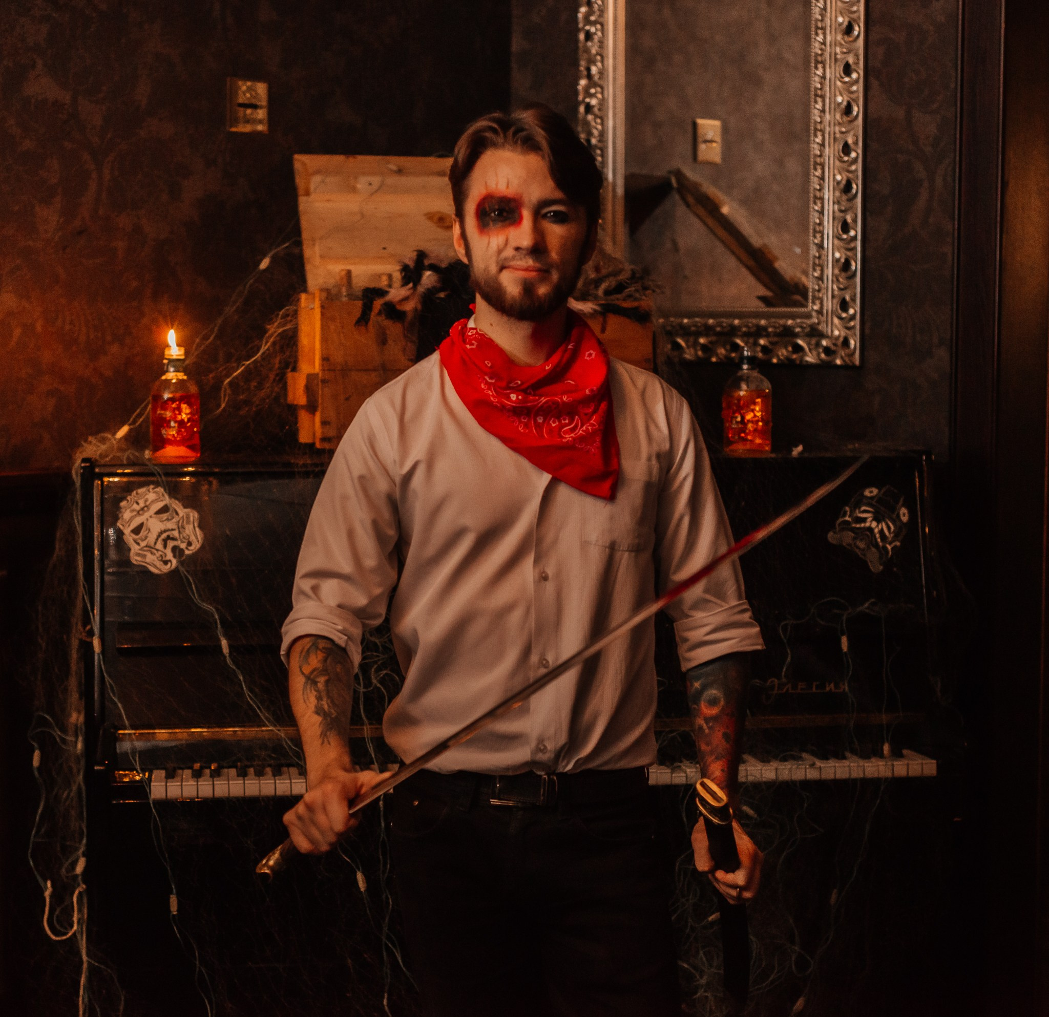 Halloween party в кальянной HookahPlace. Профессиональный пейзажный фотограф Новокрещенов Станислав