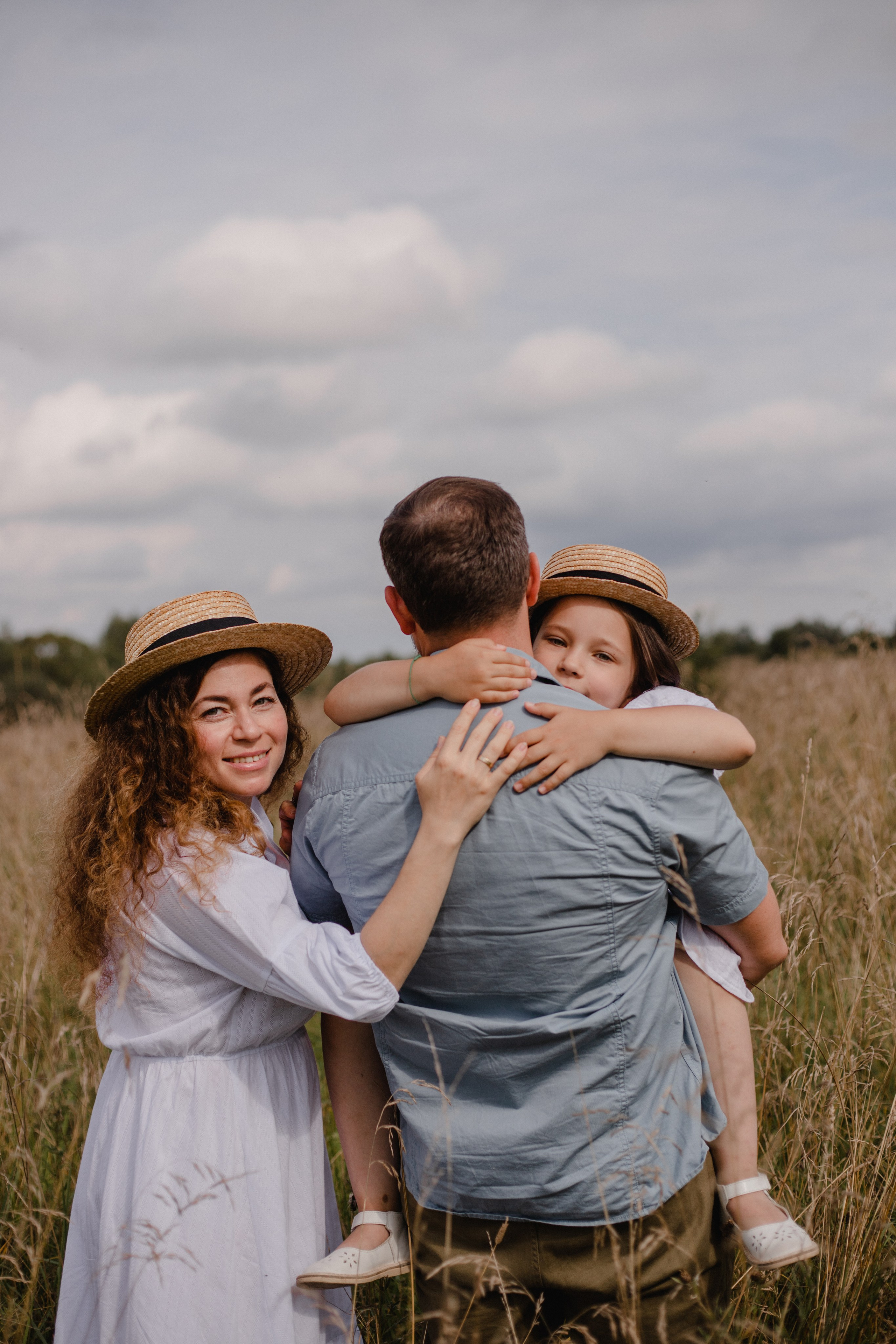 Семейная съёмка в поле