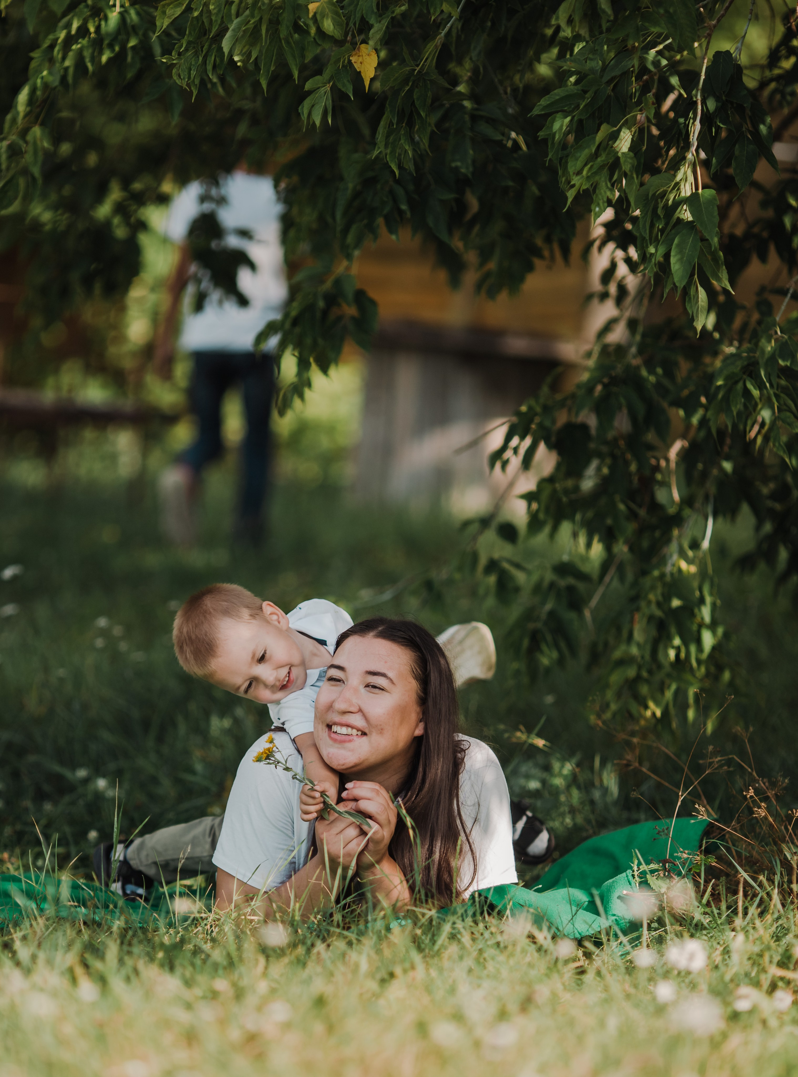 Семья на конной ферме. Свадебный и семейный фотограф Екатерина Бубнова