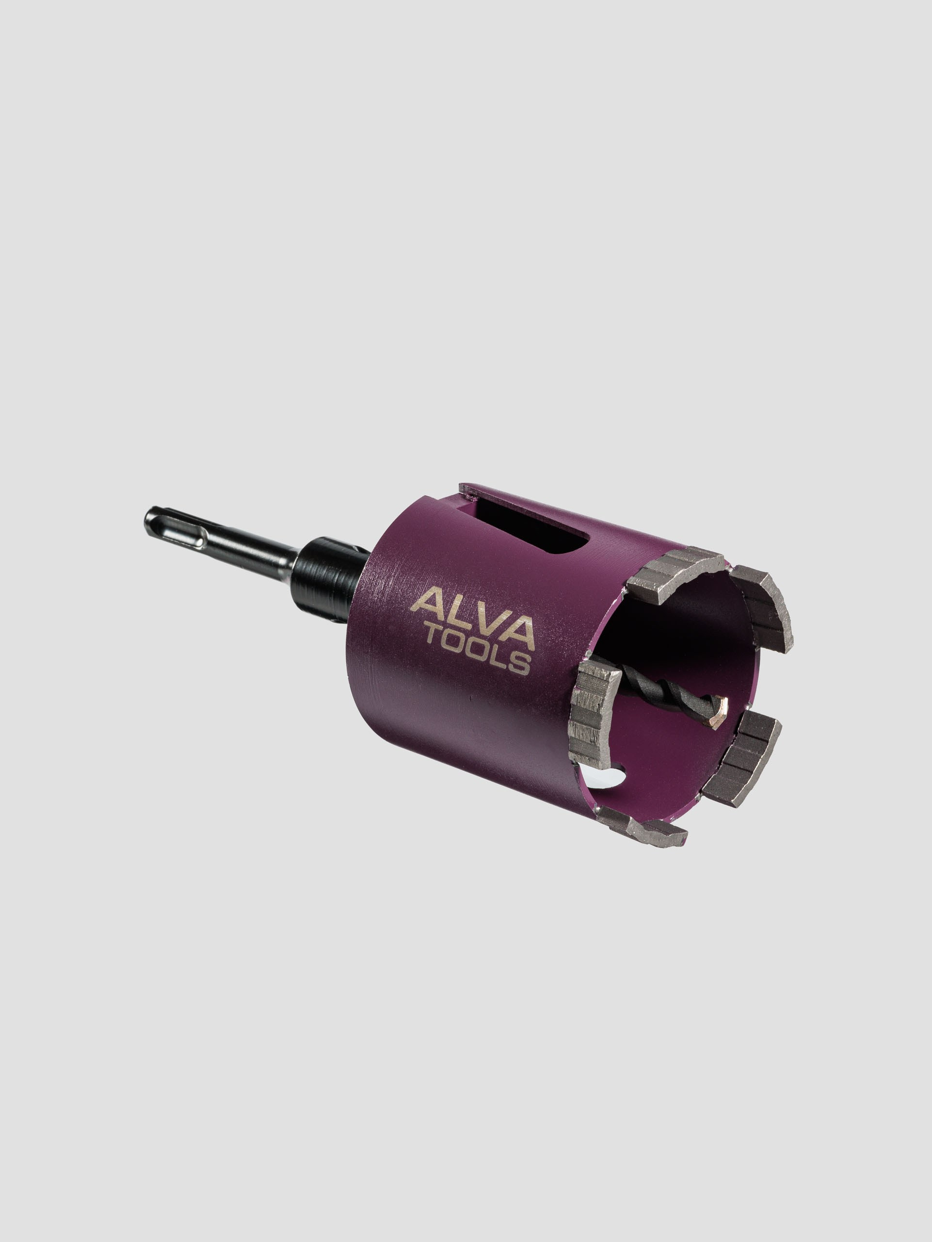 Предметные фотографии шаблонов и коронок для сверления стен