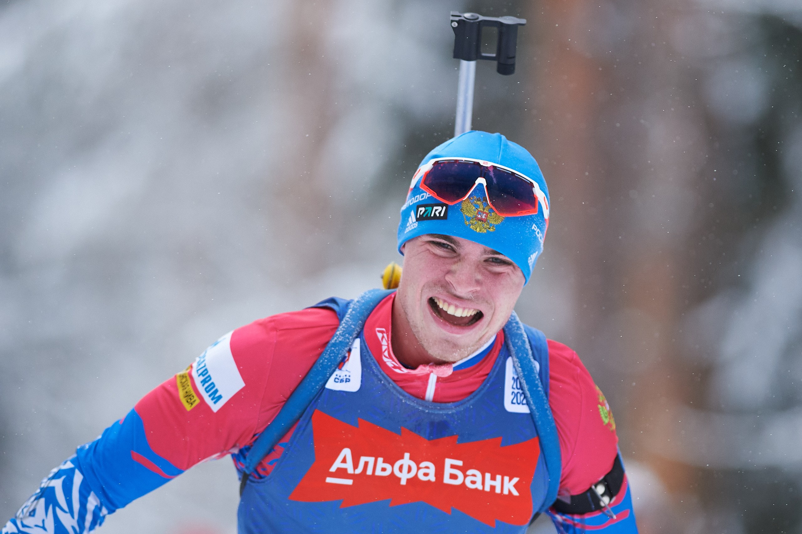 Биатлон. Чемпионат России — 2024/2025, 3-й этап, Ижевск. Спринт. Мужчины. Спортивный репортажный фотограф в Ижевске Сергей Мерзляков