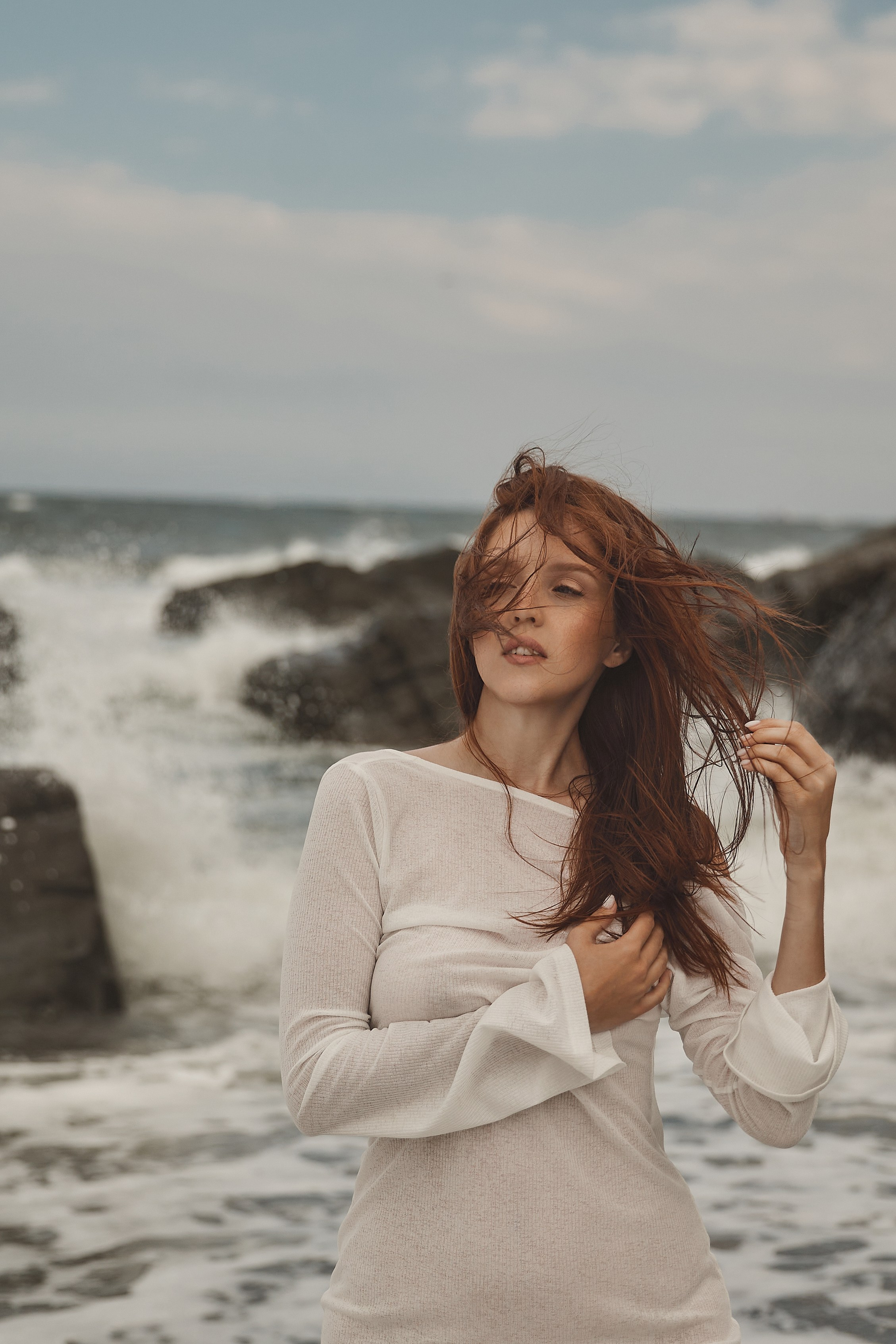 Анастасия_море. Фотограф женского портрета, беременности и материнства Харькова Елена