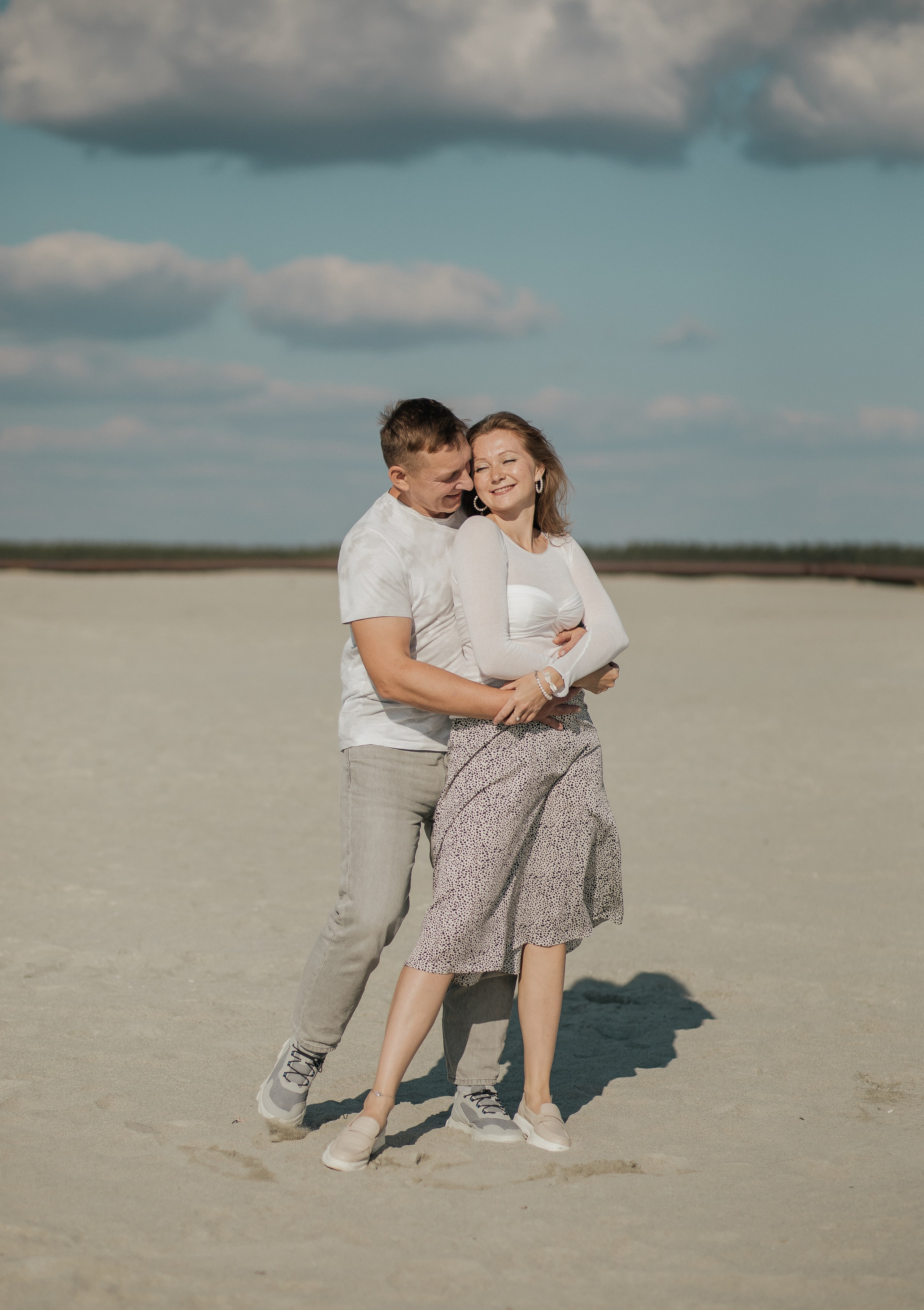 Семейная фотосессия в песках. Свадебный и семейный фотограф Ибрагимова Мария из Екатеринбурга