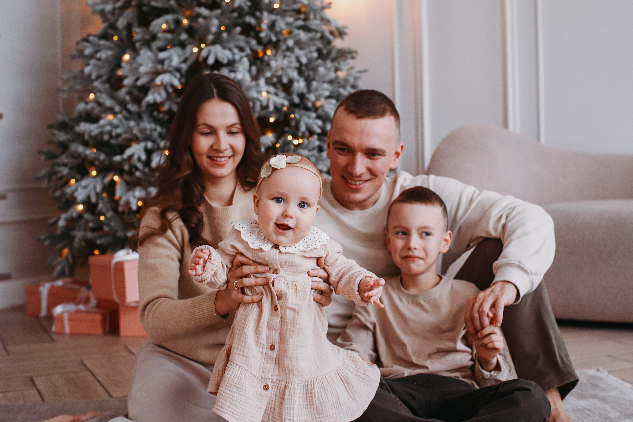 Даша, новогодняя. Семейный фотограф Москва