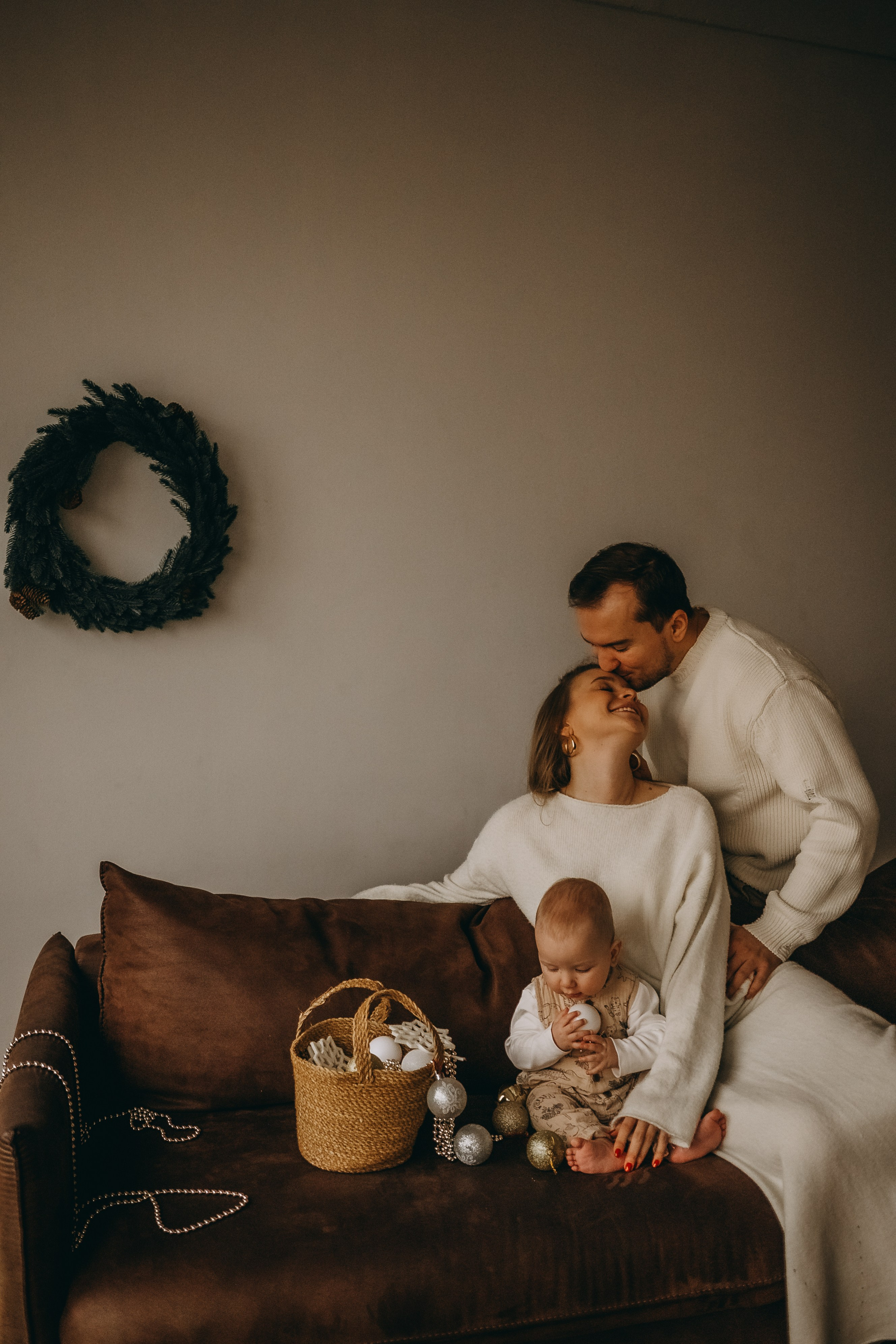 Первый Новый год Вани. Гаврилова Настя семейный фотограф lifestyle в Москве