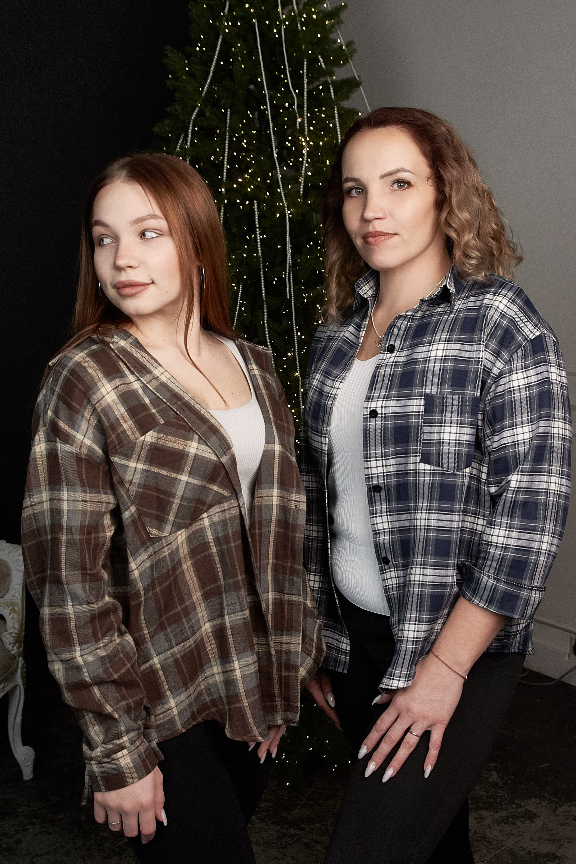 Новогодняя семейная съёмка. Фотограф Анна Буторина Киров