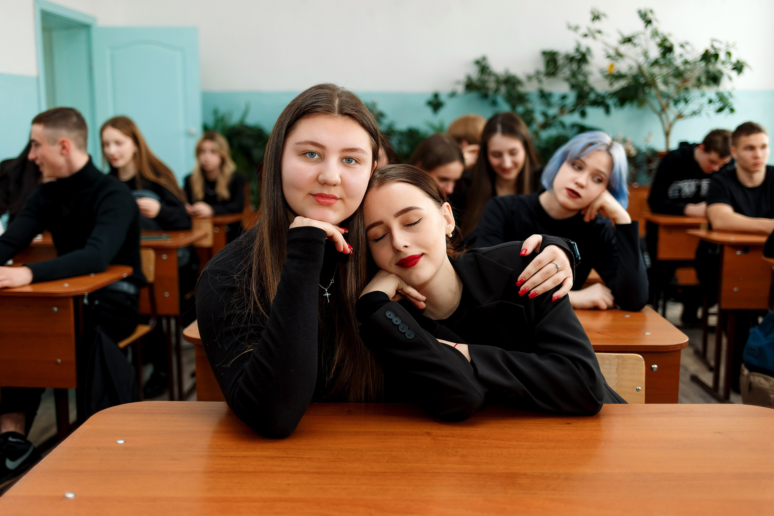 11 класс съемка в школе. Фотограф Любовь Корниенко, Примоский край