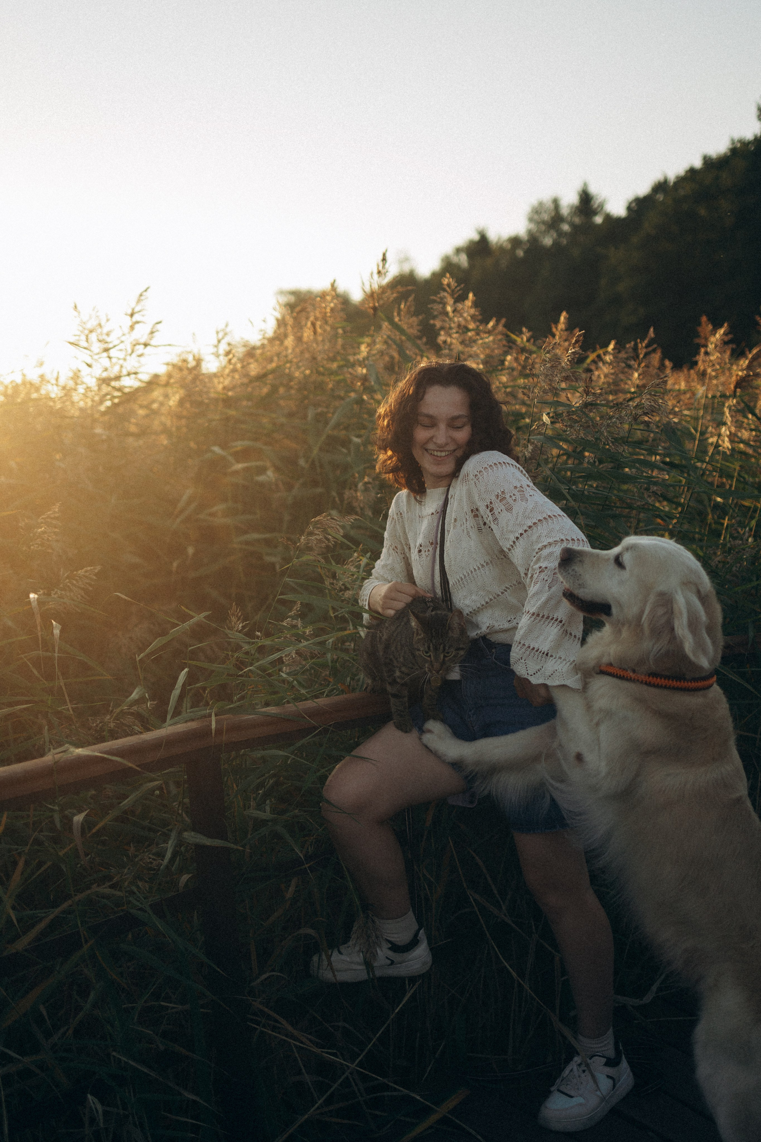 Настя и ее хвостики. Фотораф — анималист Мария Шистка