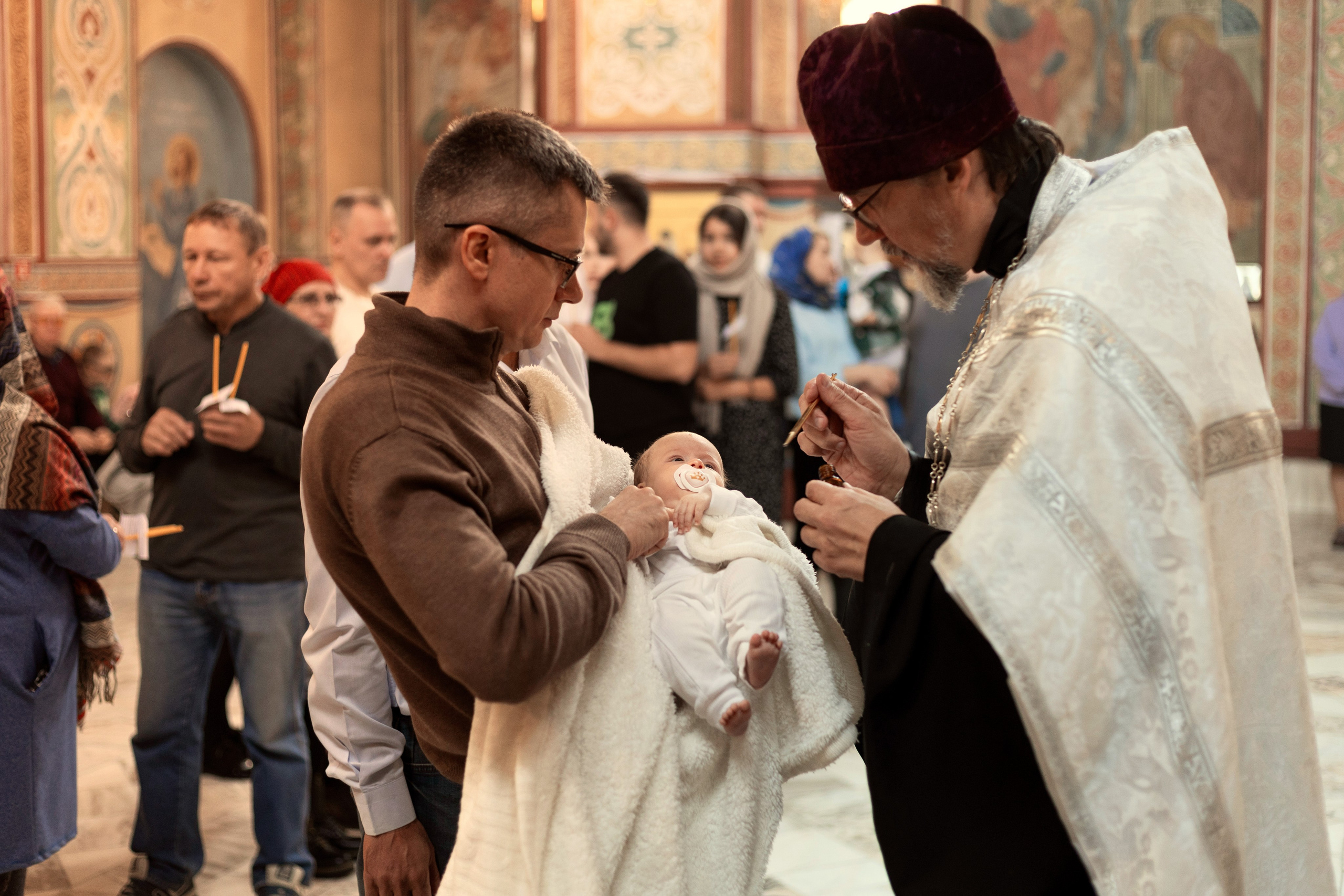 Крещение Елесоветы. ТОП Фотограф на Крещение и Венчание Железногорск Алексей Мещеряков