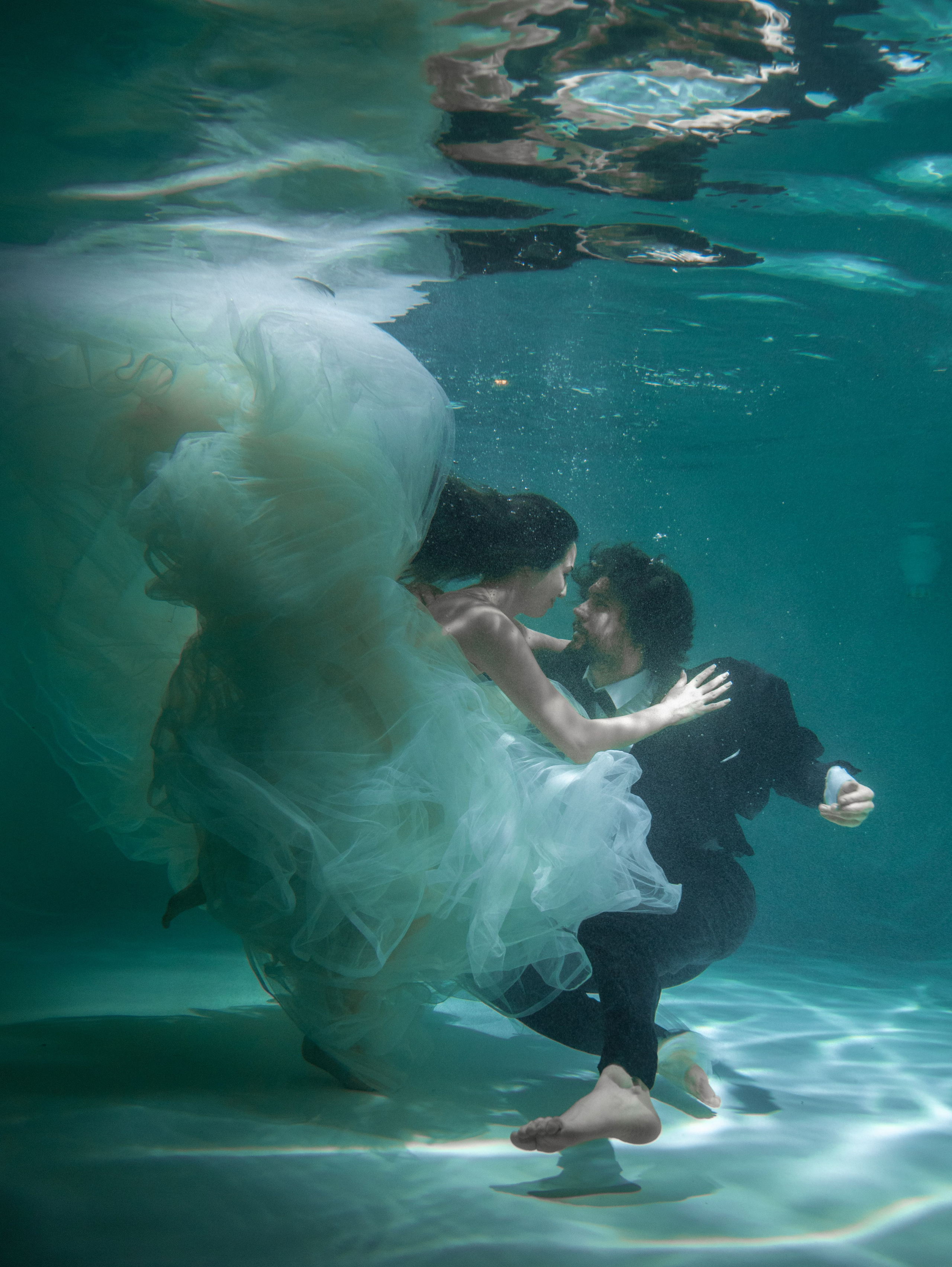 Под водой. Свадебный и семейный фотограф в Москве Мила Широких