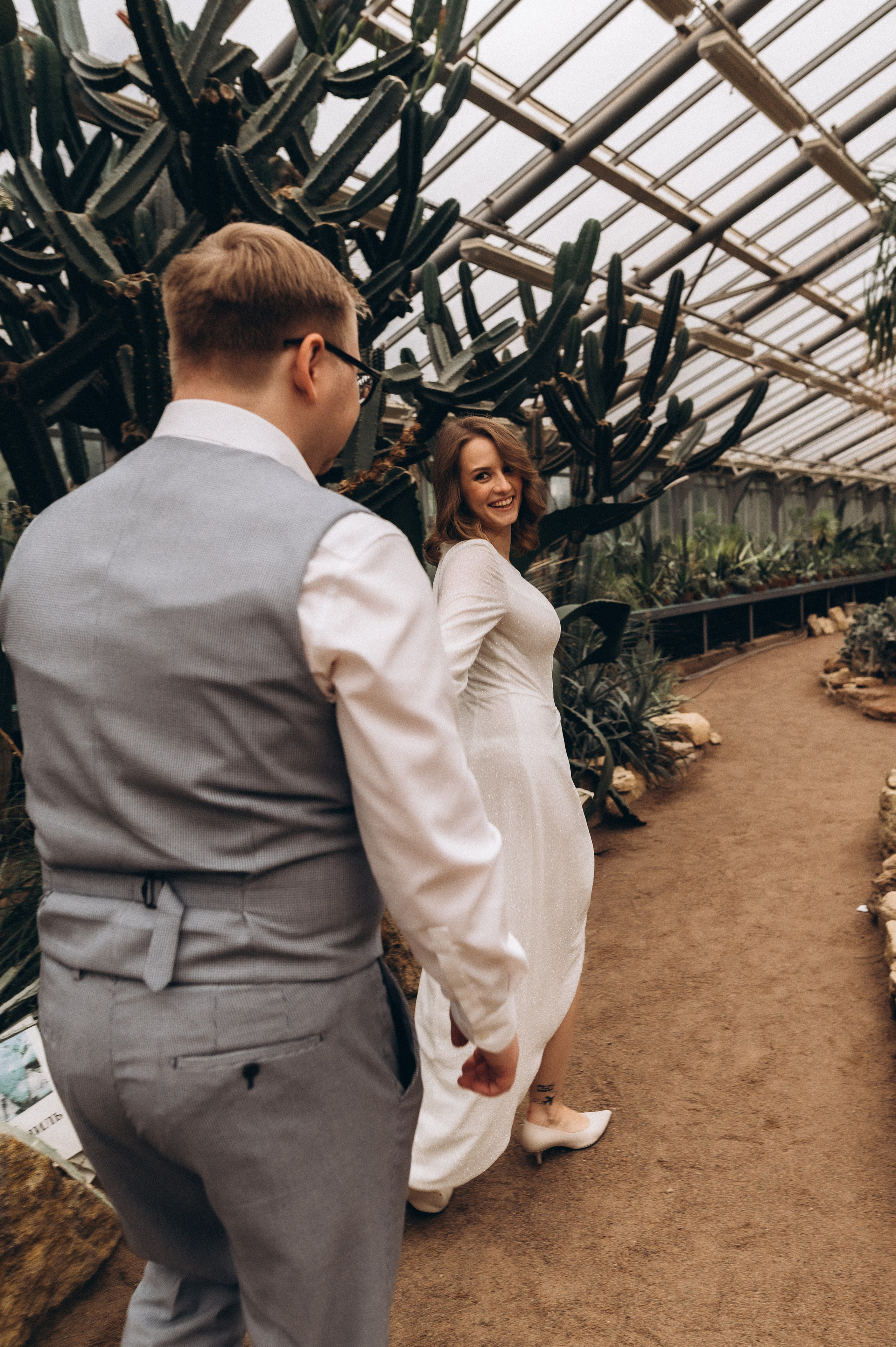 Загс+Оранжерея (камерная свадьба). Фотограф ПИТЕР СПБ Надежда Баранова