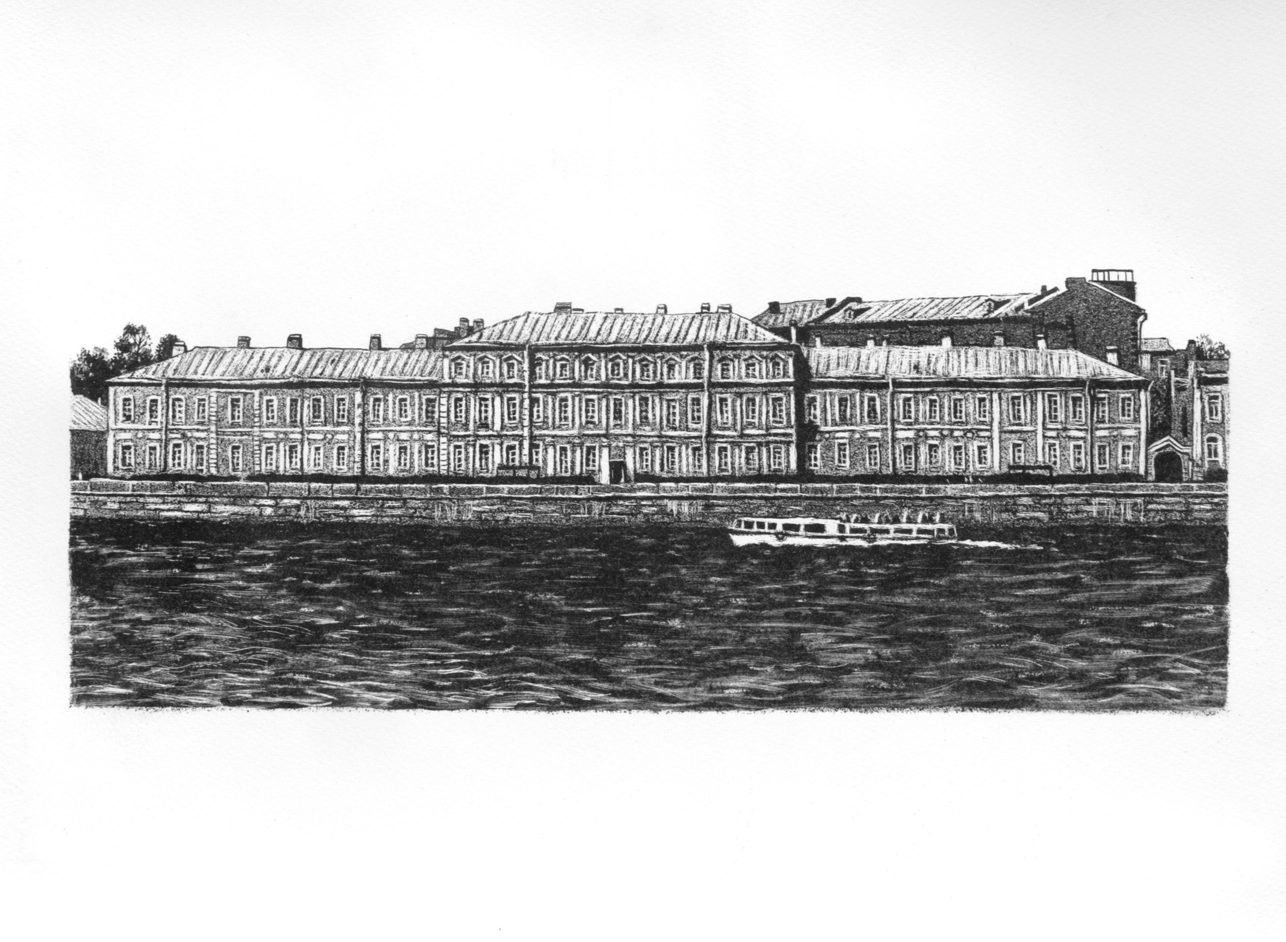 Университет. Альбом литографий. Ольга Васильева художник в Санкт-Петербурге