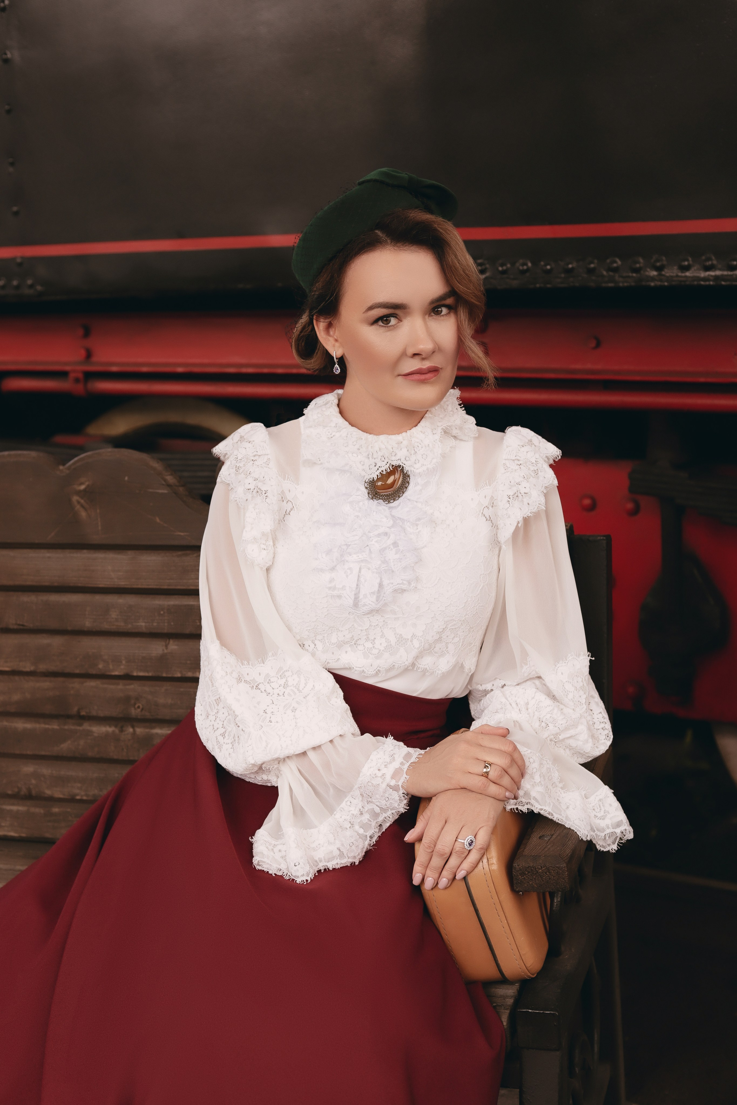 Ретро поезд. Детский и семейный фотограф в Москве