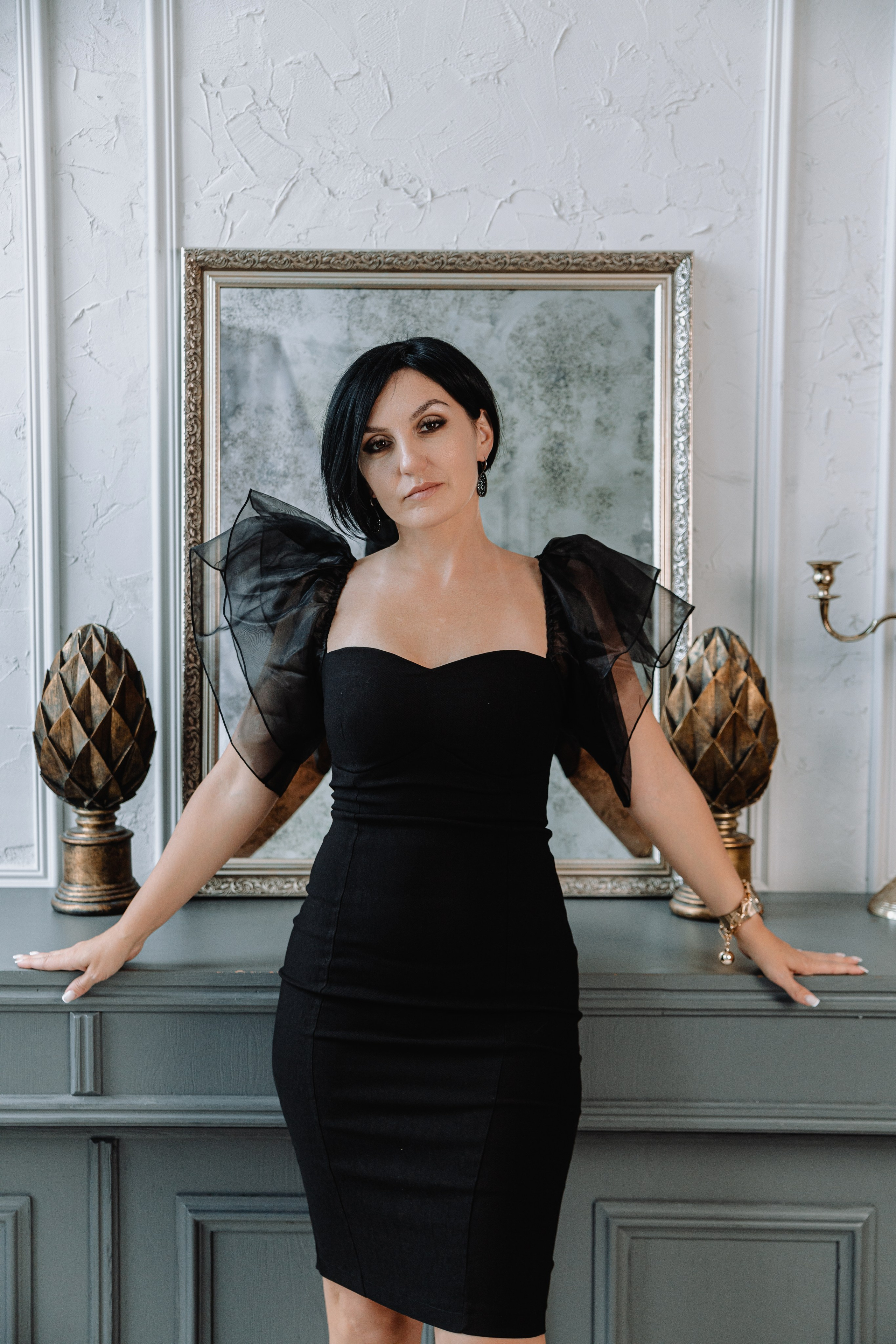 Евгения, Михаил и Дарина и собачка Чарли. Фотограф Воронеж Варвара