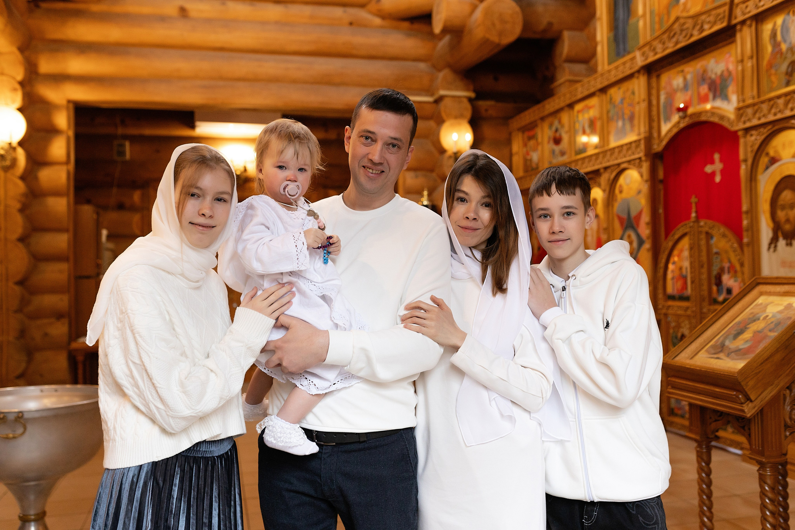 Таинство Крещения Ксении. Фотограф в Железнодорожном и Балашихе