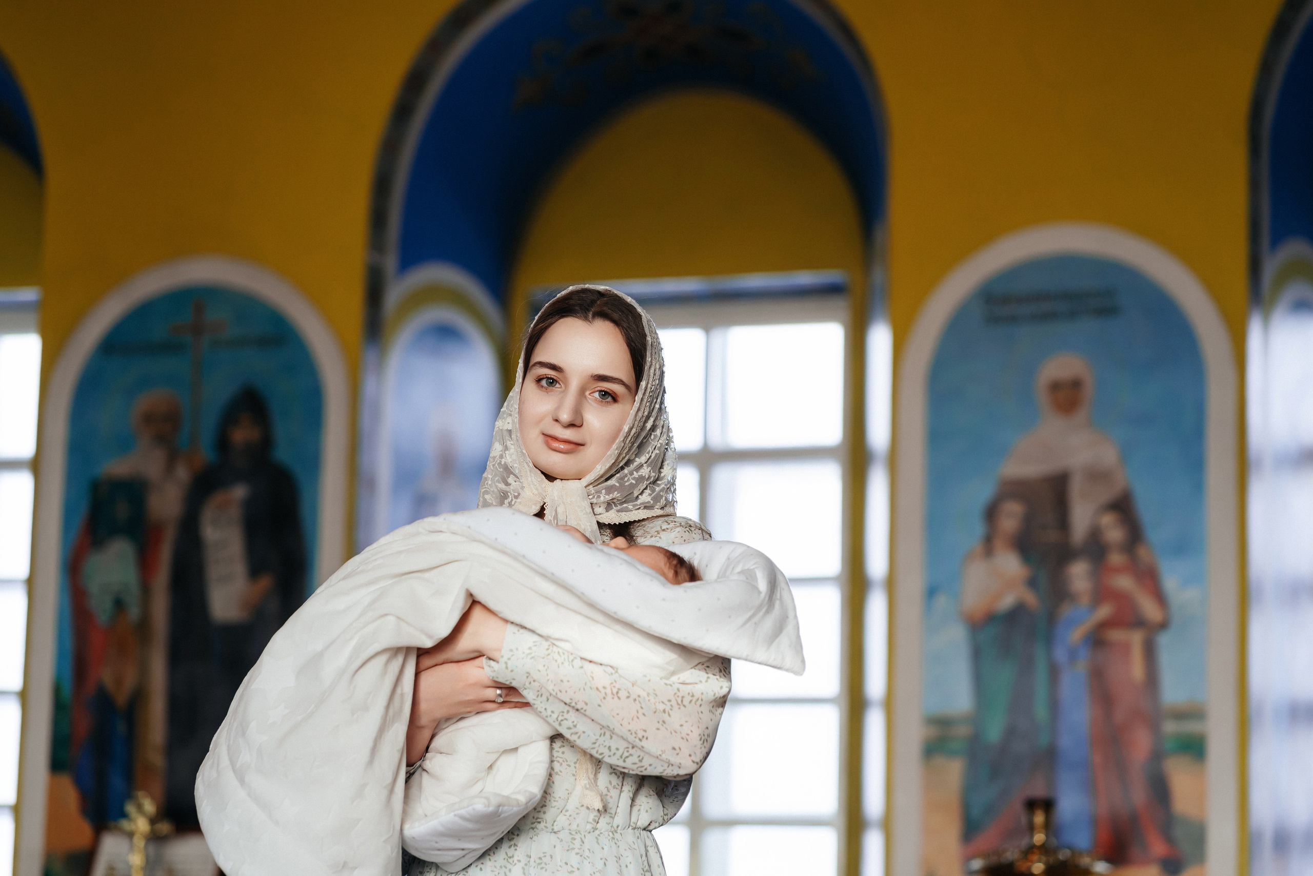 Фотосъемка крещения. Фотограф Ким Наталья в Красноярске