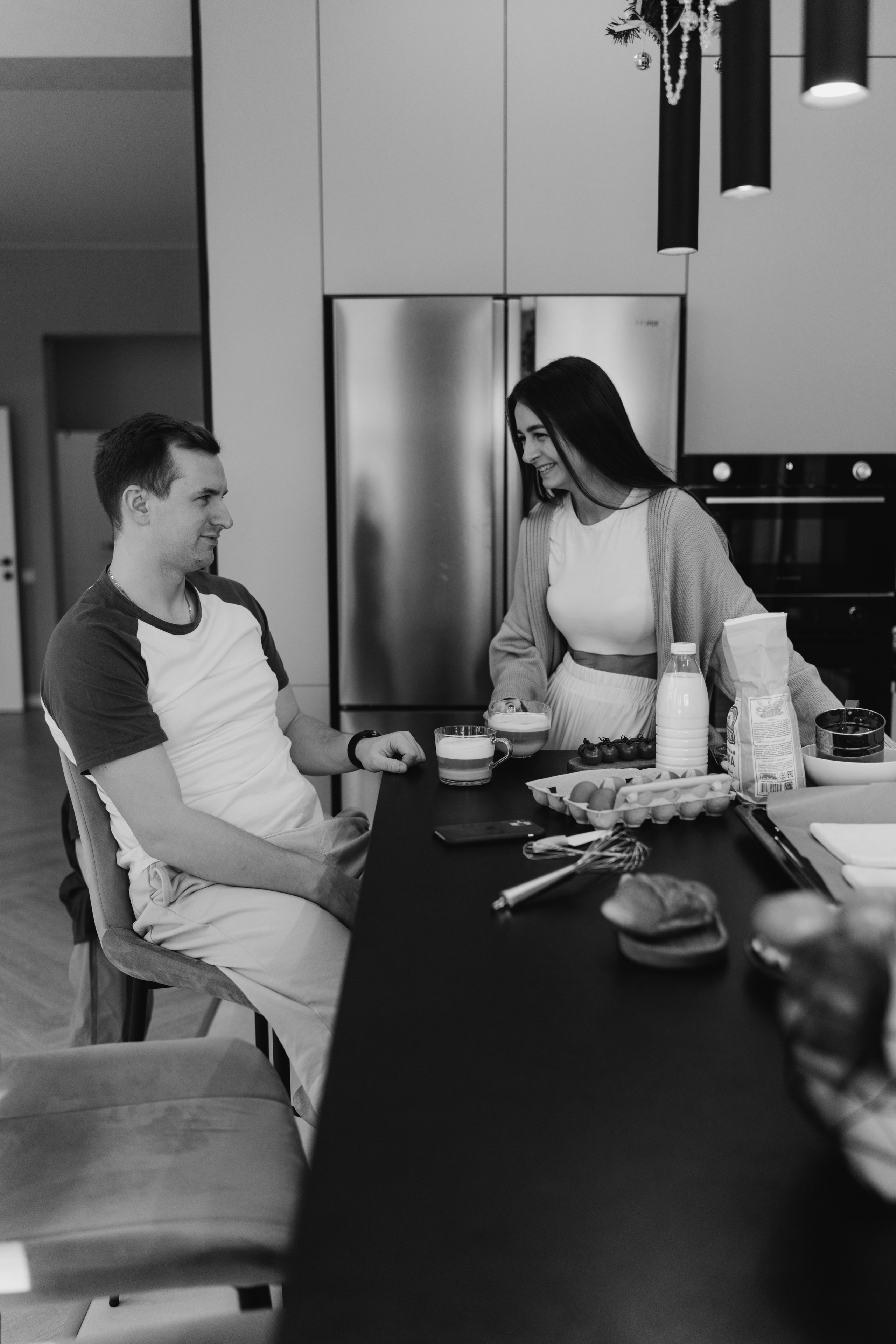 Домашняя съемка семьи Ксении и Алексея. Семейный и портретный фотограф в Санкт-Петербурге Татьяна Гримоть