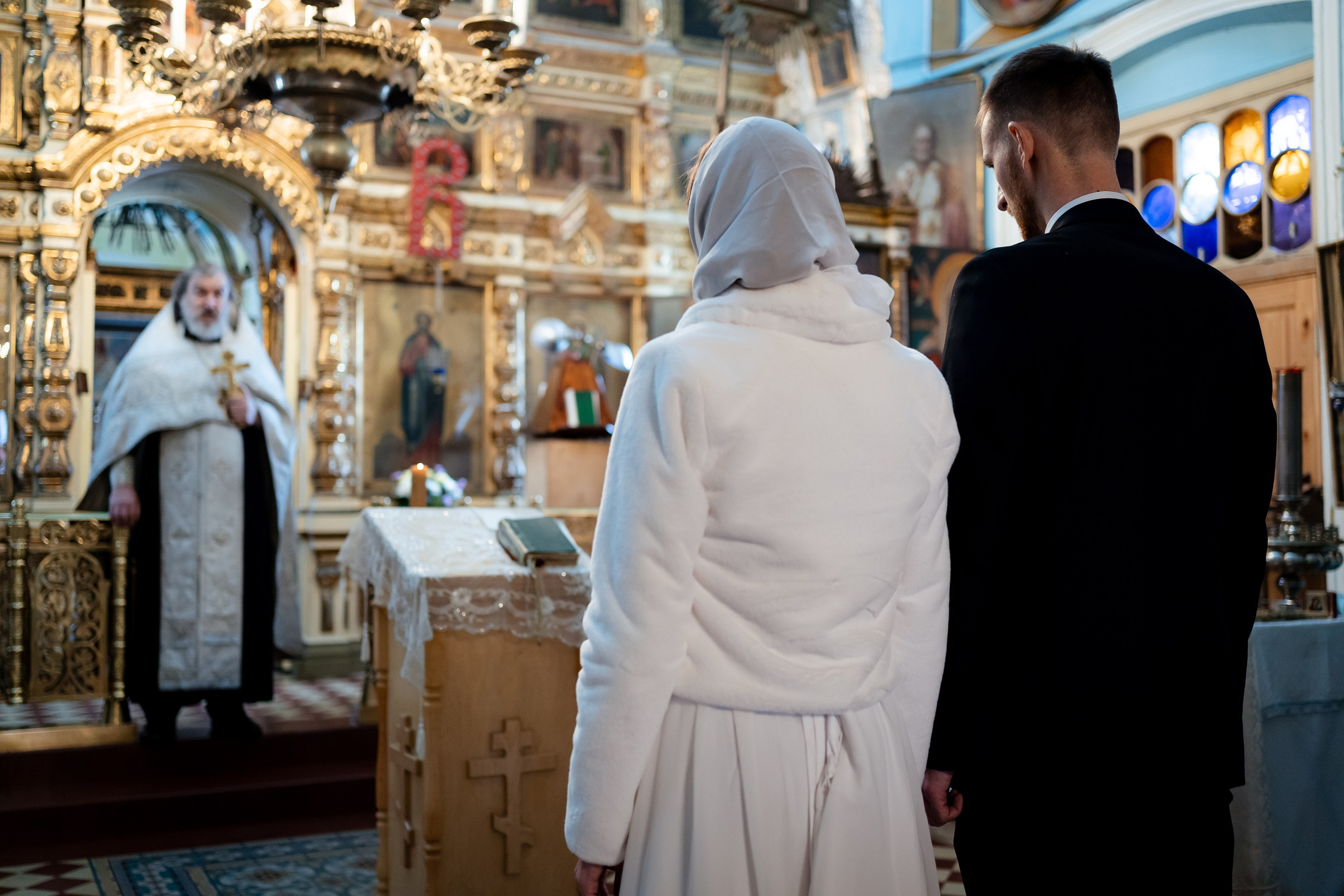 Венчание Анны и Олега. Семейный фотограф Варвара Сорока в городе Москве