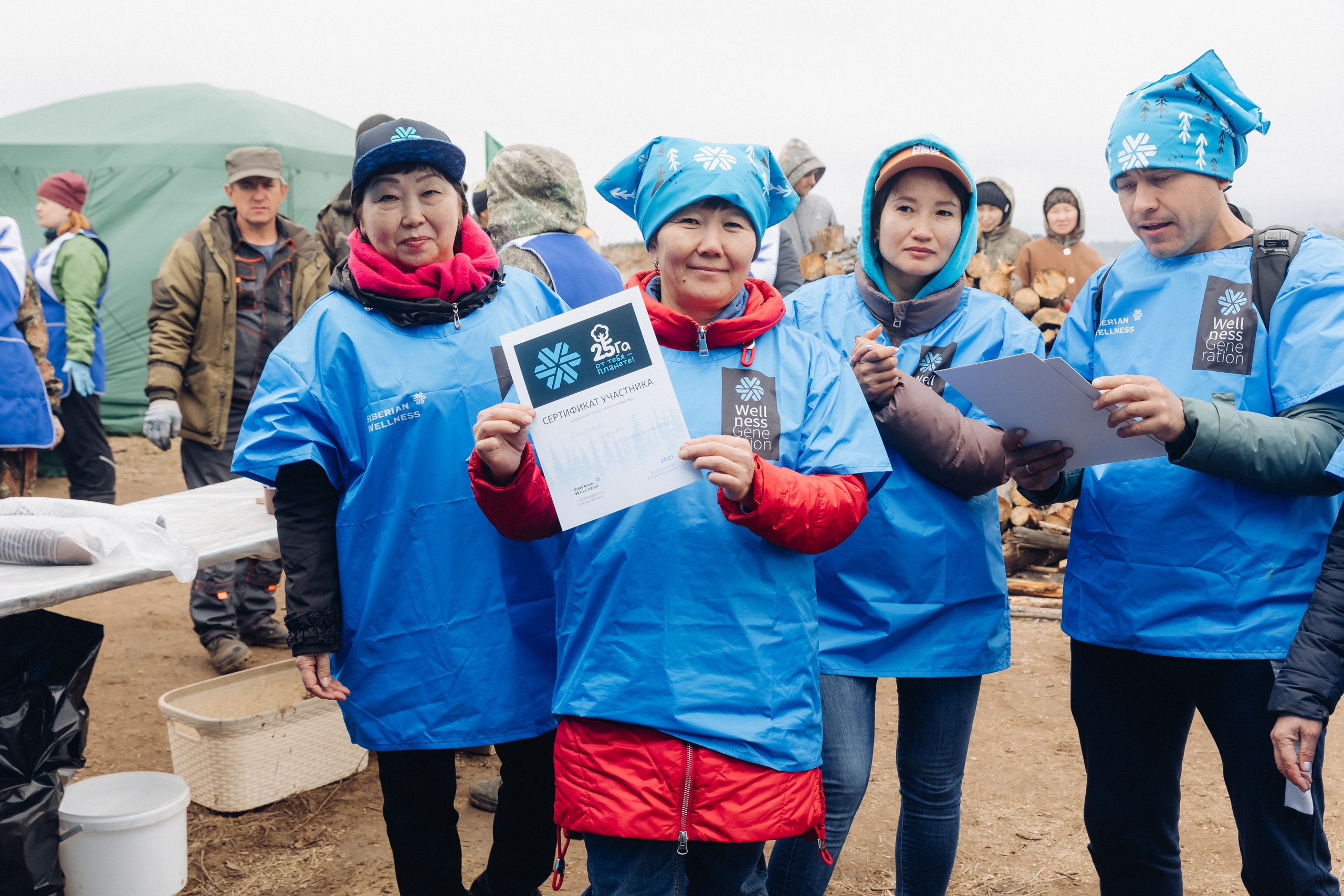 Siberian wellness. Ежегодная акция по посадке деревьев. Свадебный и семейный фотограф в Улан-Удэ