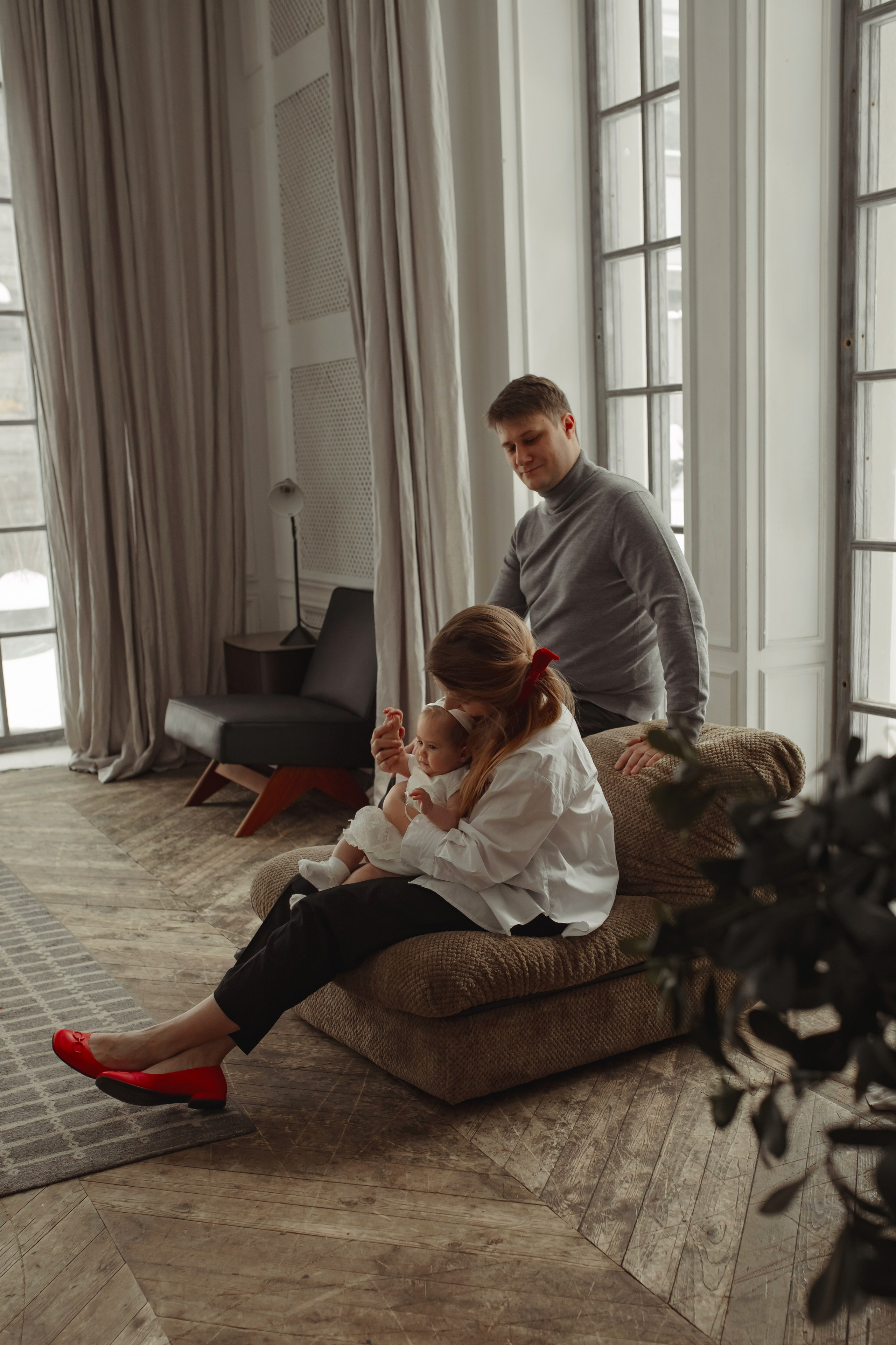 Семейная съемка в студии. Семейный и детский фотограф в Москве Дорогова Екатерина