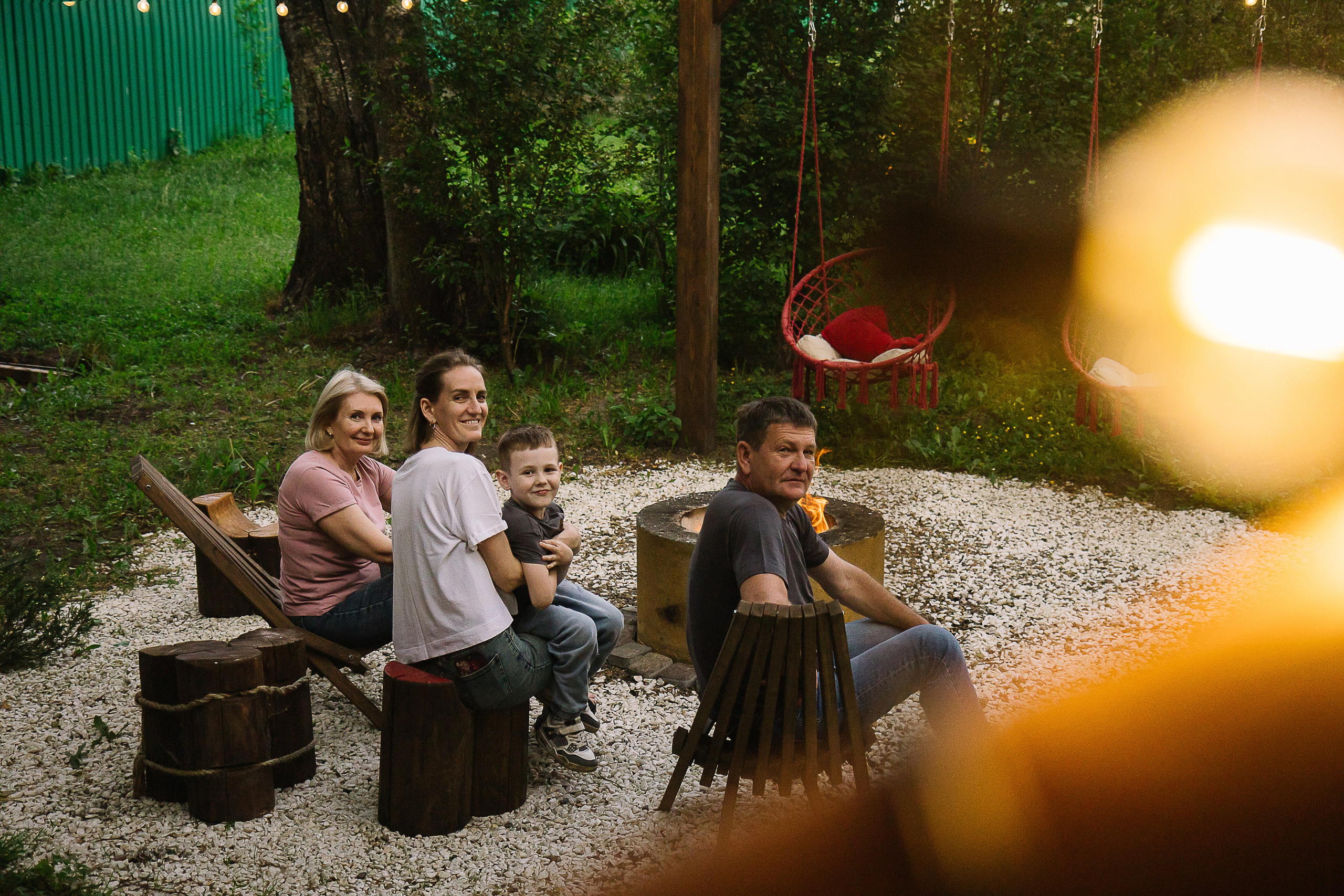 Семейная дачная фотосессия. Семейный фотограф в Томске Максимова Екатерина