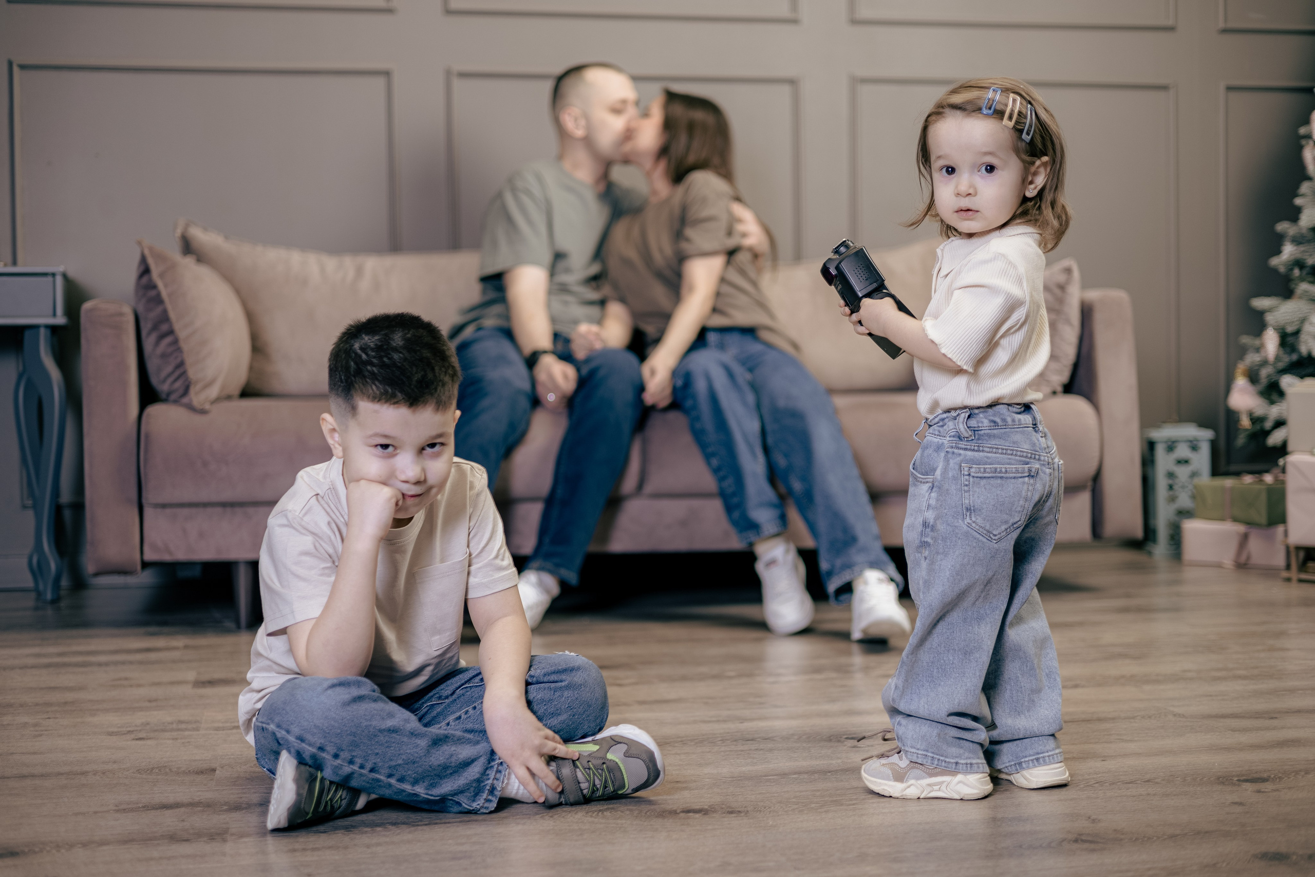 Екатерина, Рустам, Тимур и Адель. Детский и семейный фотограф Евгения Вахнеева Москва Зеленоград