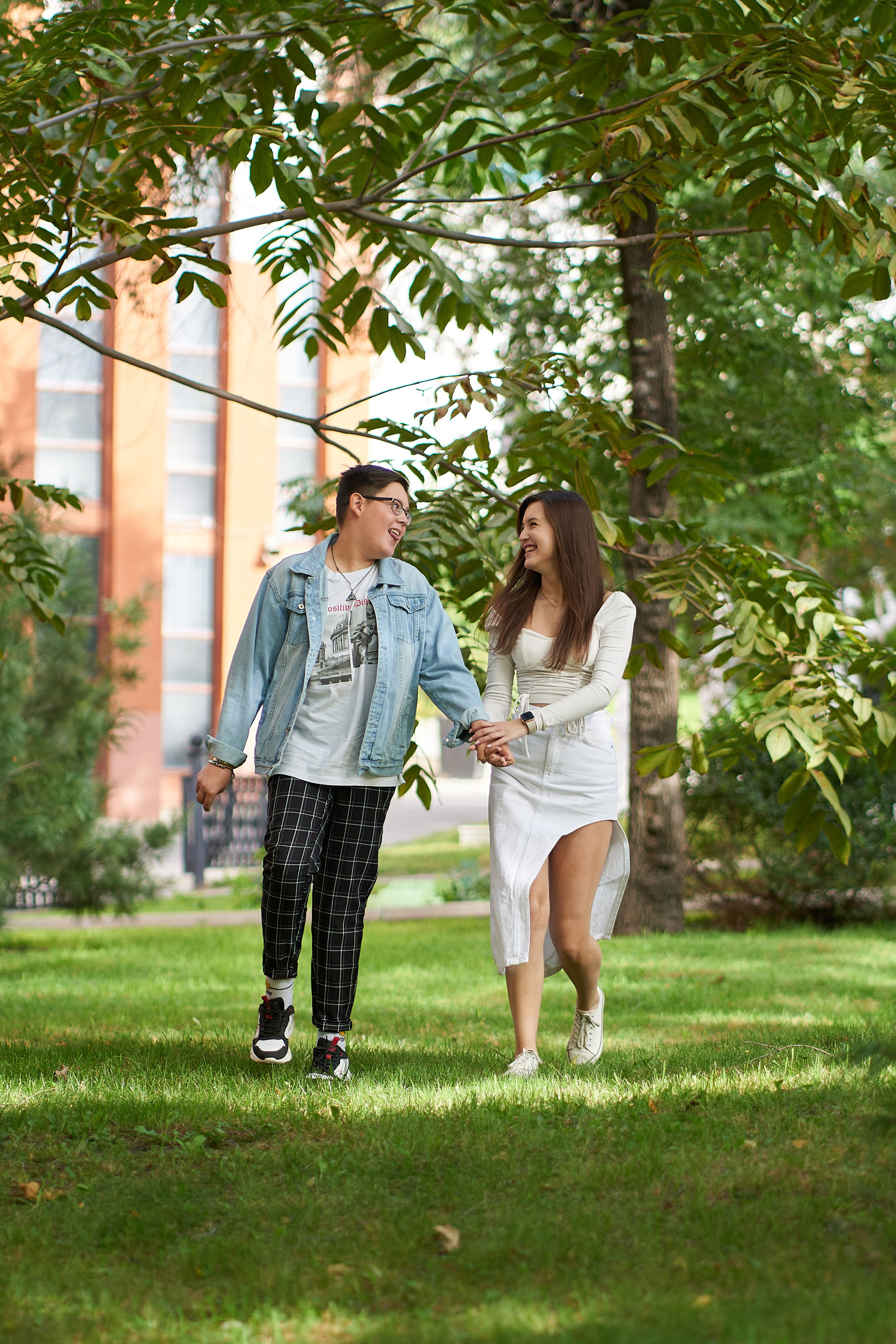 Прогулка с семьёй. Анна Катасонова