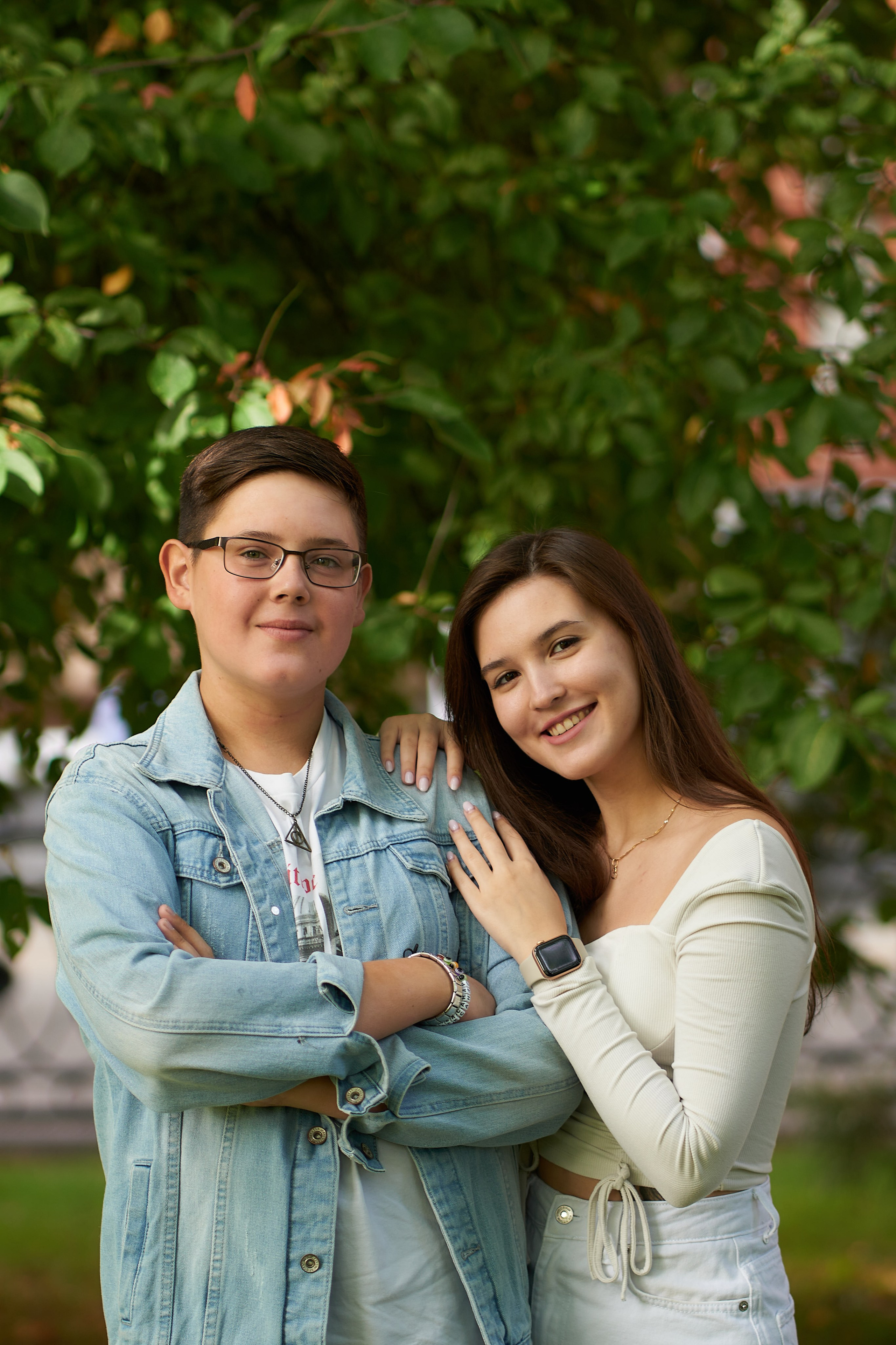 Прогулка с семьёй. Анна Катасонова