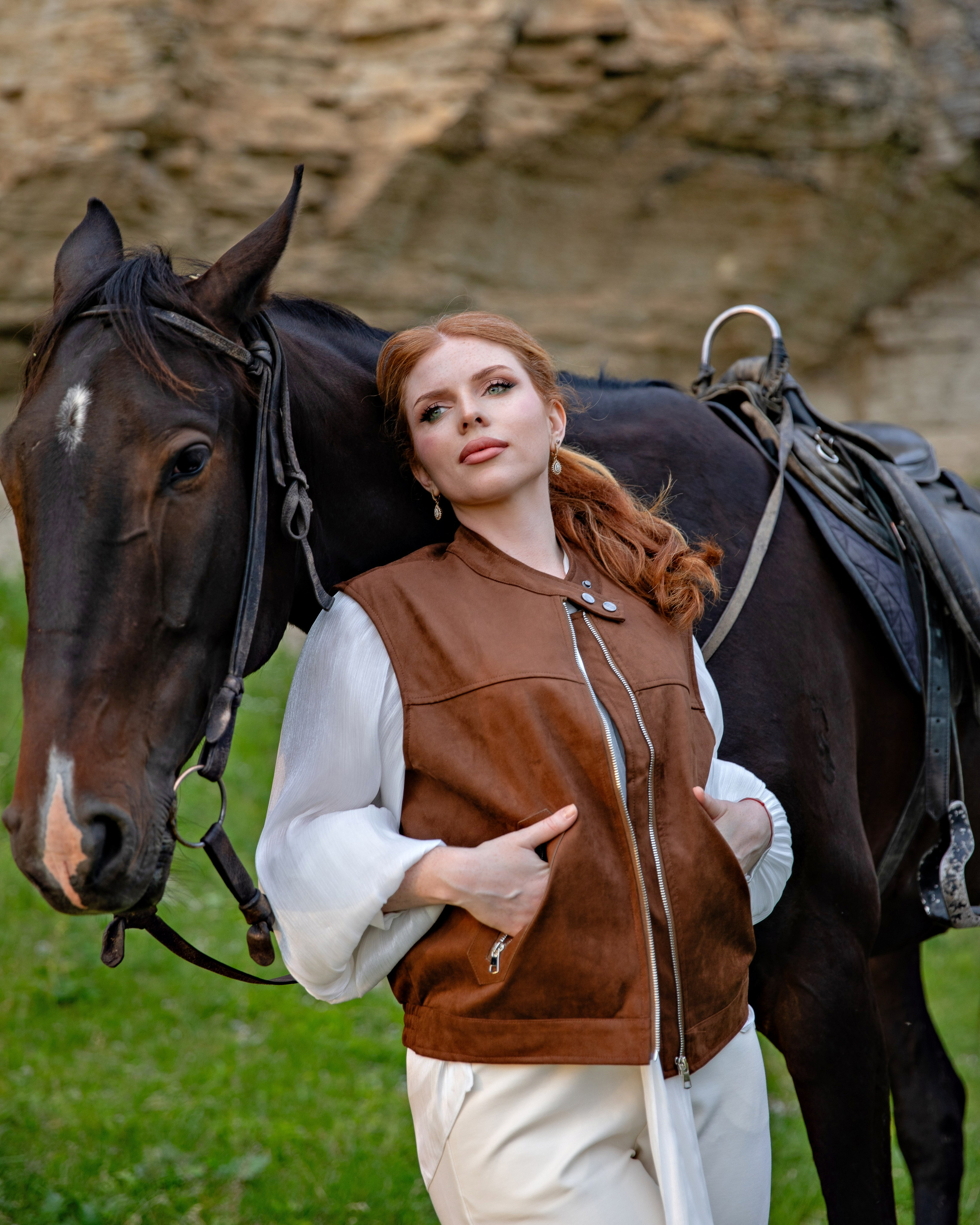 Фотосессия в конном клубе на лошадях. Фотограф в Кисловодске Юлия Федоренко