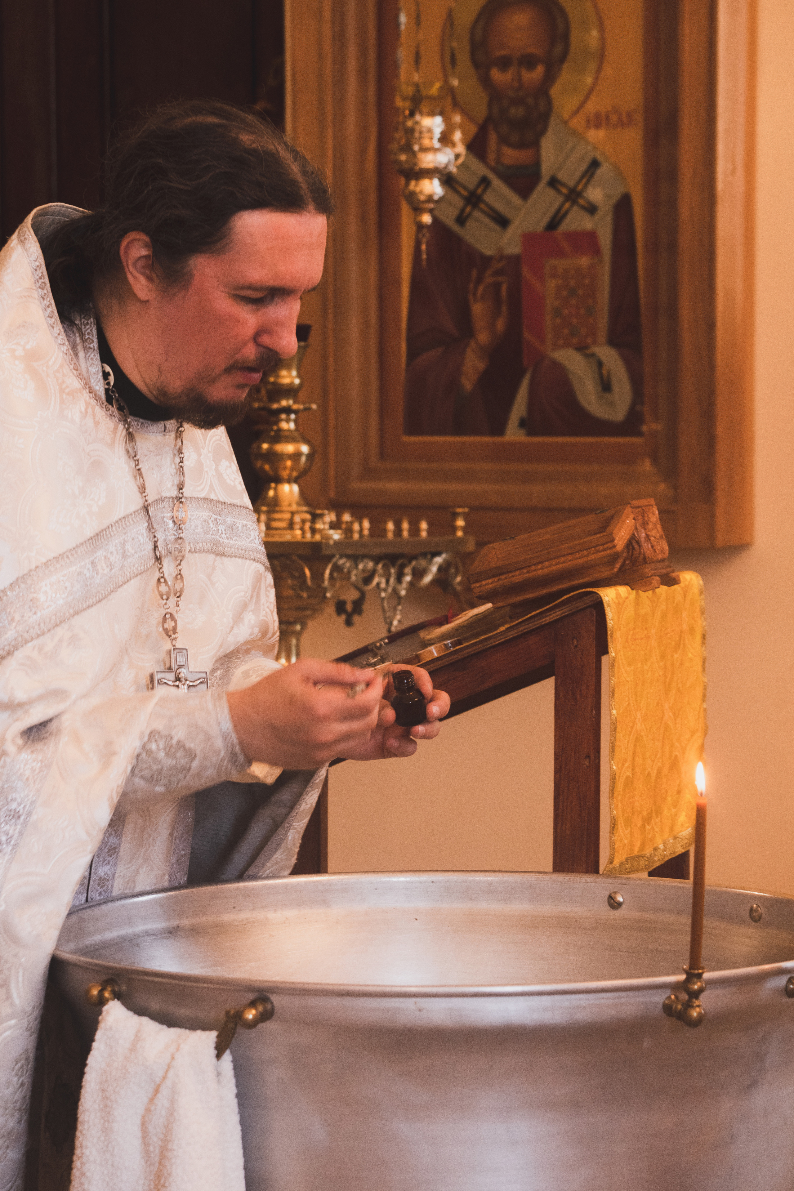 Крещение в храме Андрея Критского. Главная