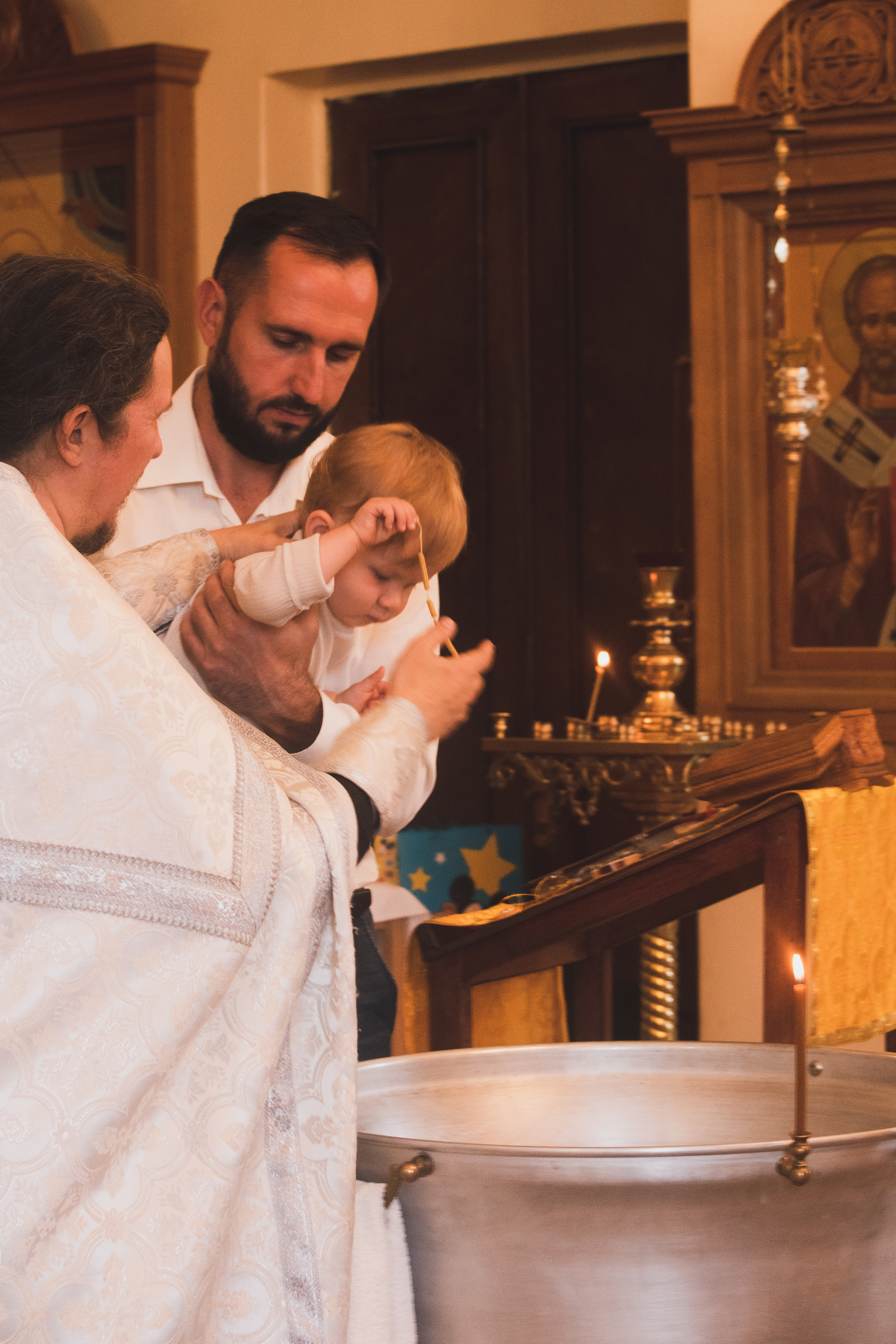 Крещение в храме Андрея Критского. Главная