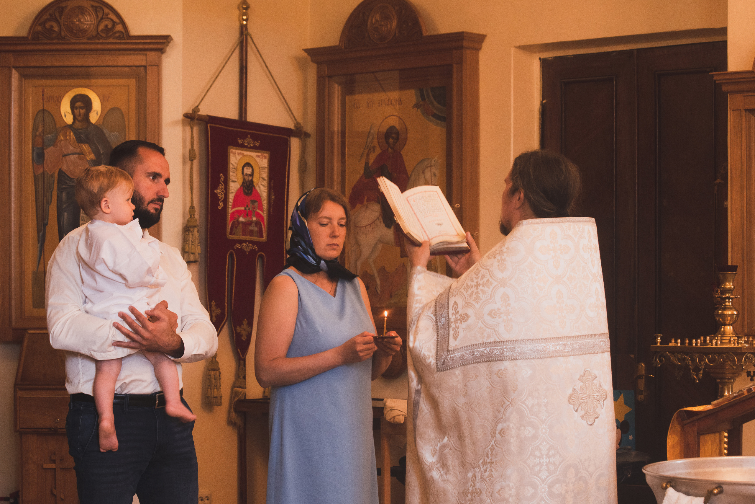 Крещение в храме Андрея Критского. Главная