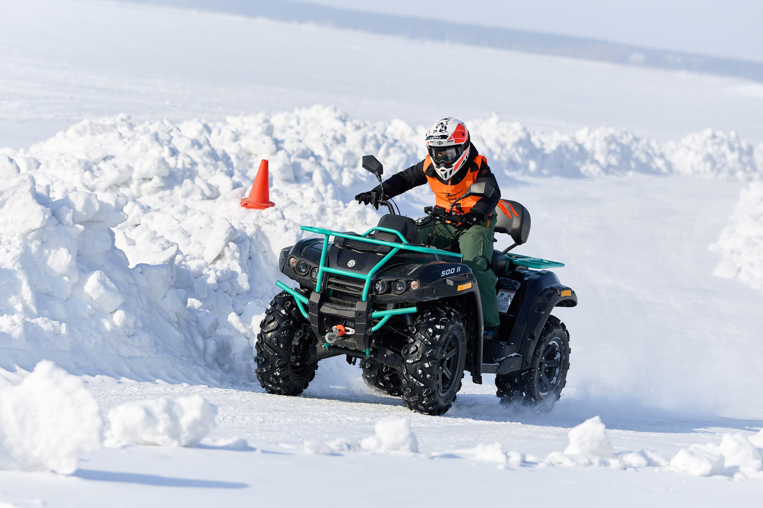 Топим Лёд — 2026. Соревнования на квадроциклах. Фотограф в Новосибирске Алена Скокова
