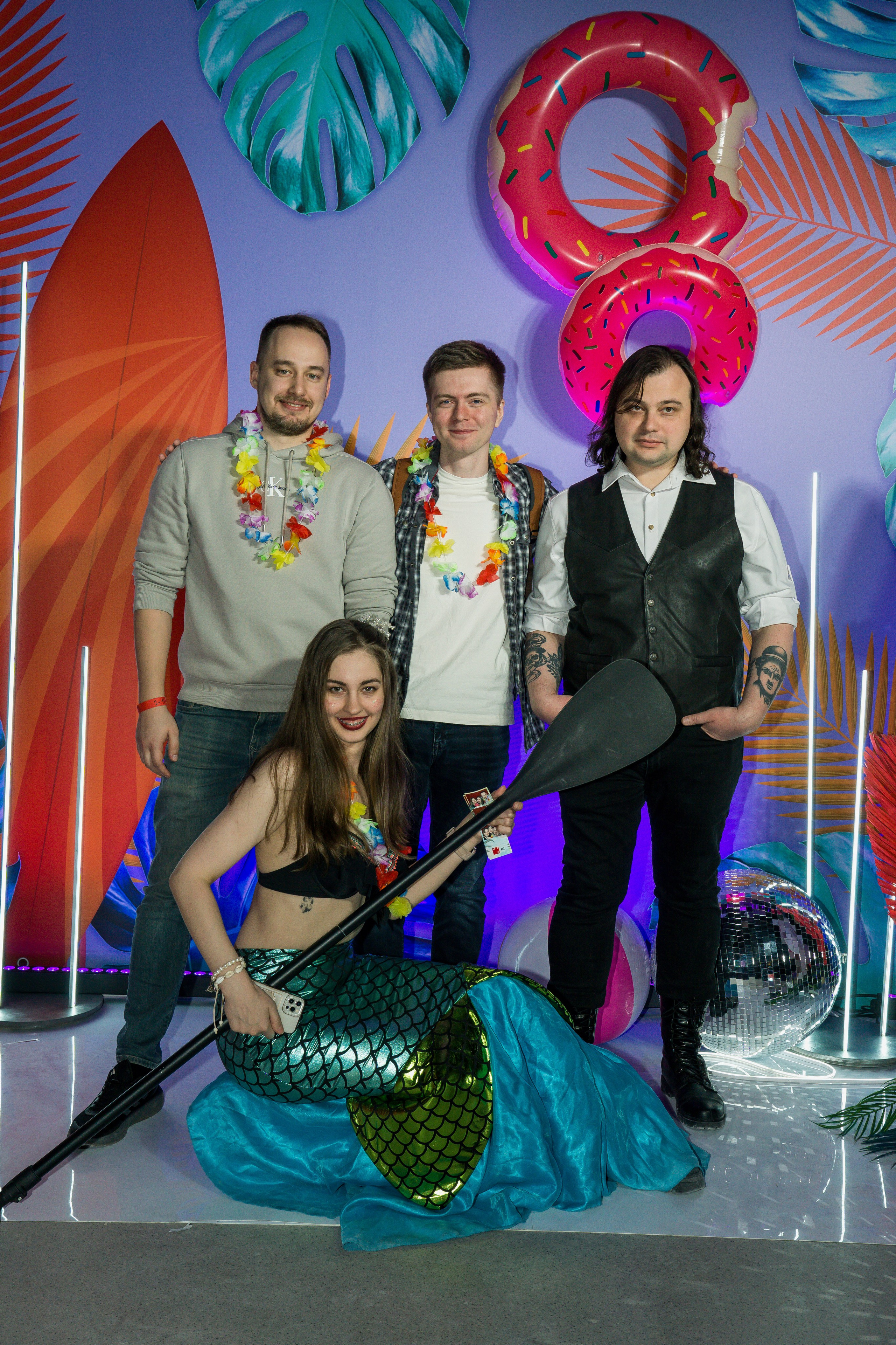 МТС корпоратив Гавайская вечеринка. Фотограф