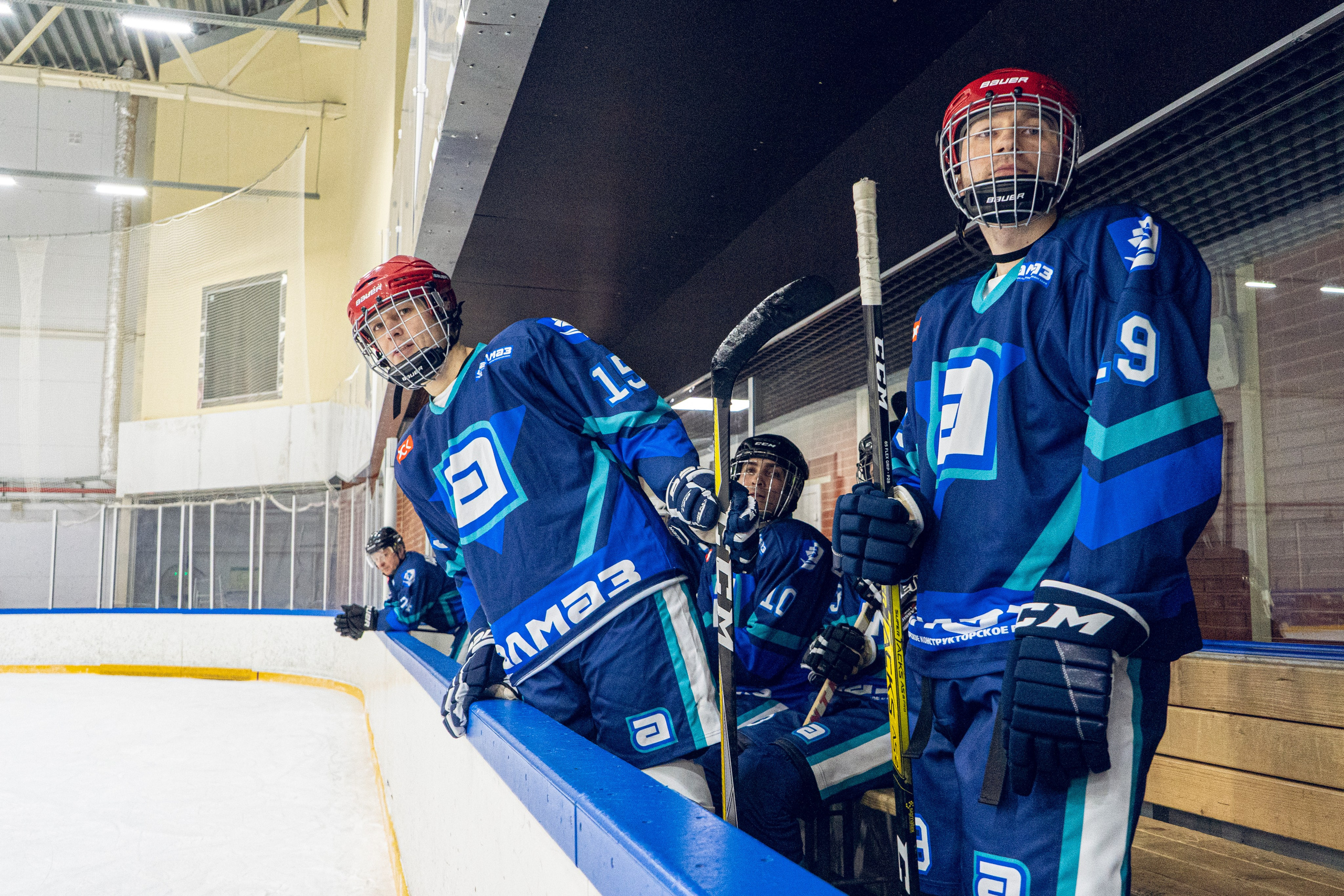 Тренировка по хоккею «ЦМКБ «Алмаз»